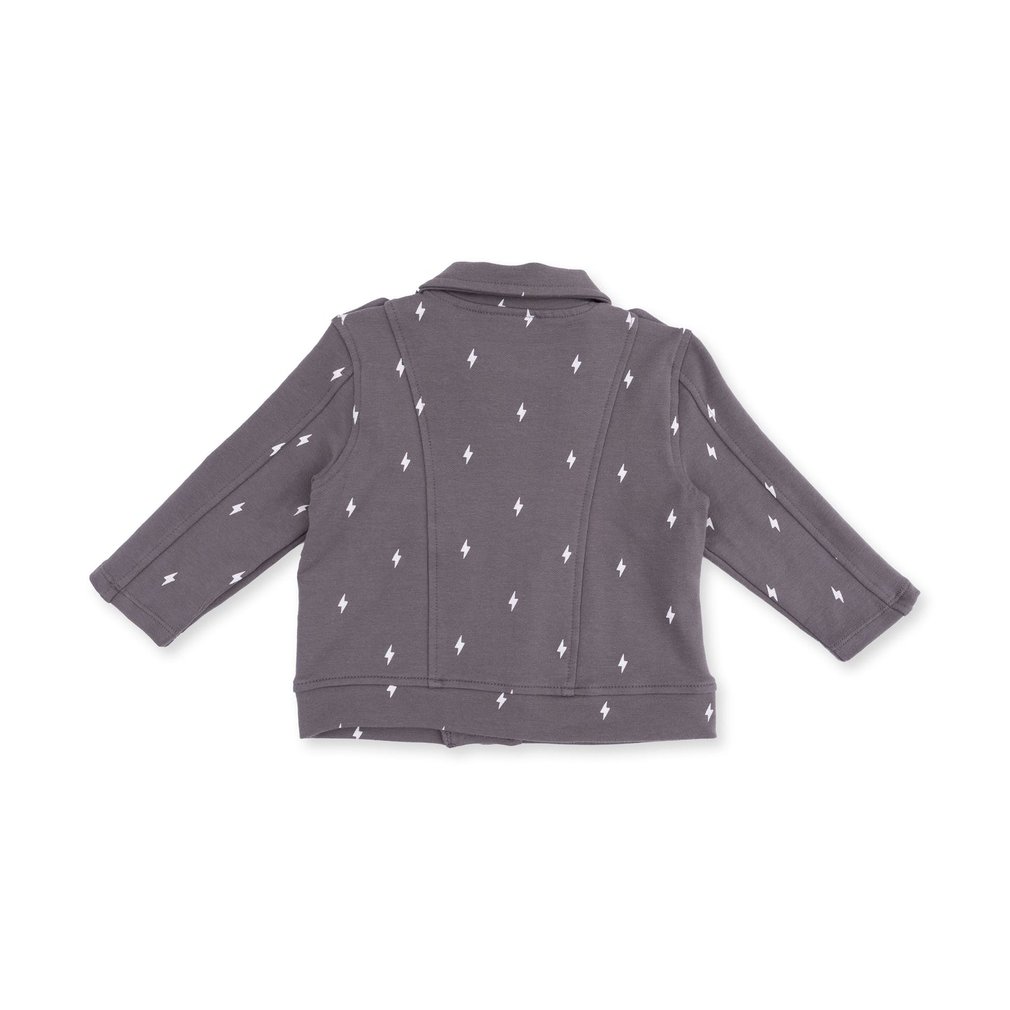 Lightning Bolt French Terry - Motorcycle Jacket