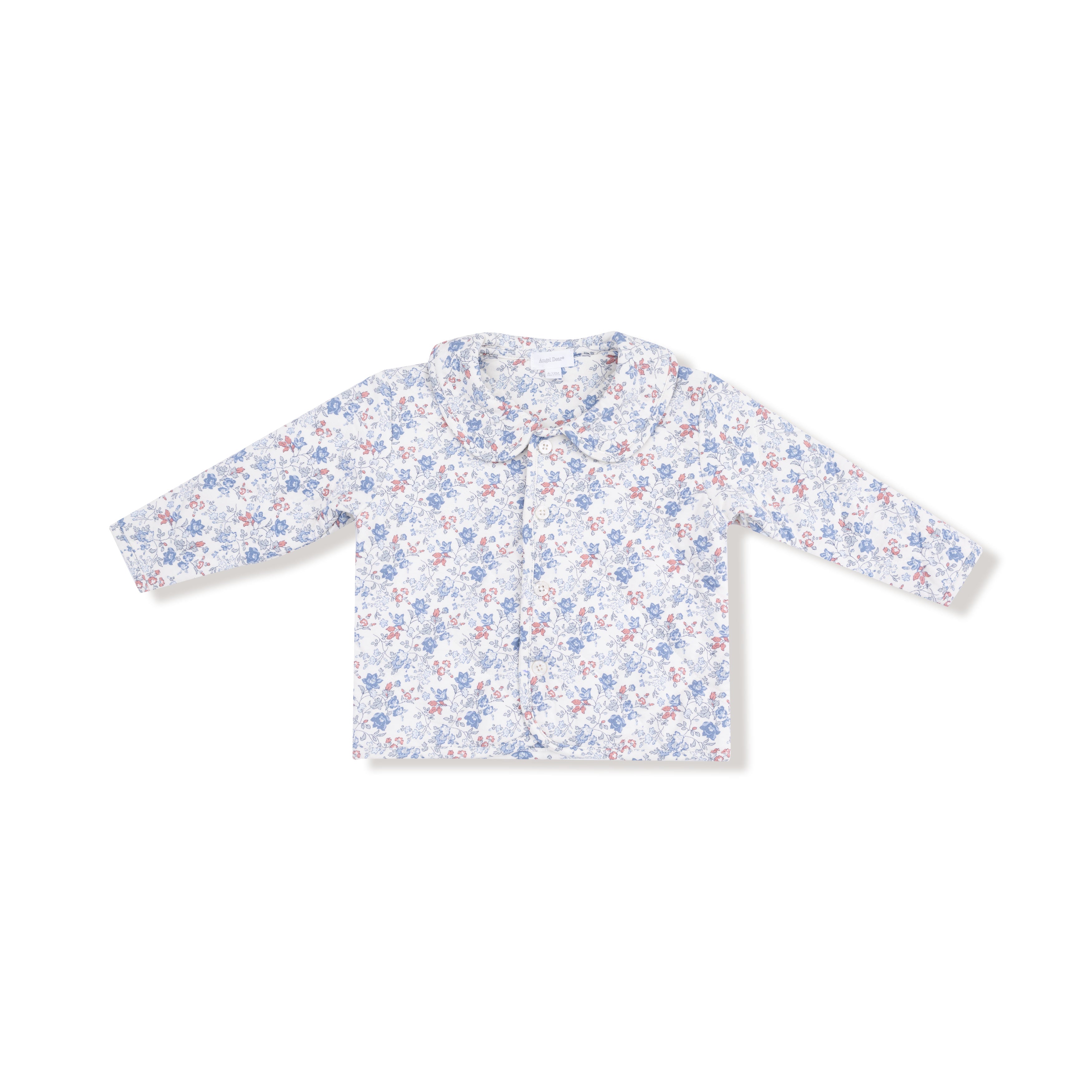 Quilted Jacket with Peter Pan Collar in our  Country Girl Floral print from Angel Dear