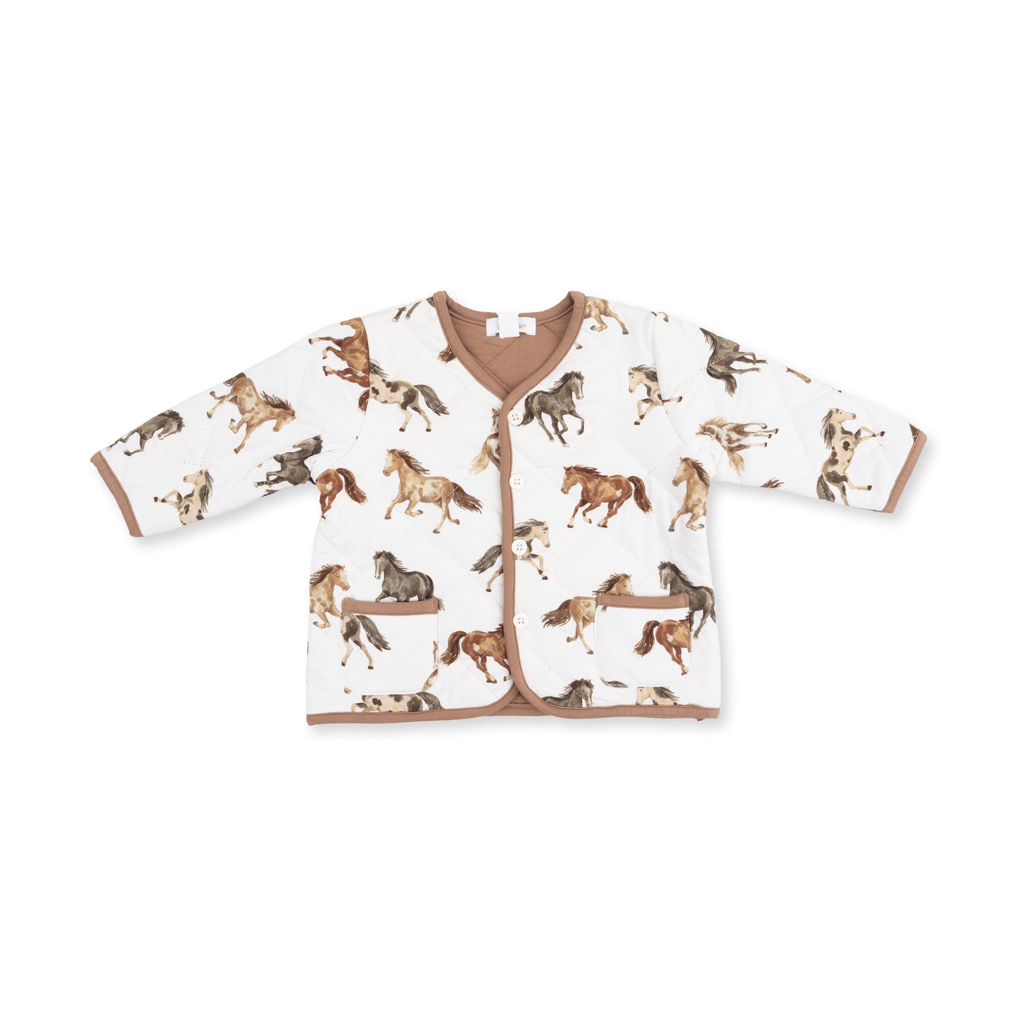 Wild Horses - Quilted V Neck Jacket