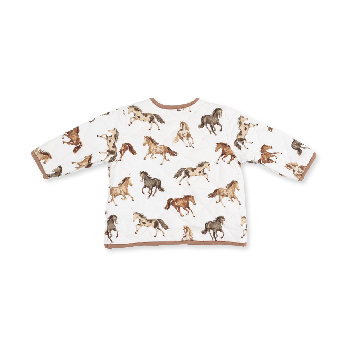 Wild Horses - Quilted V Neck Jacket