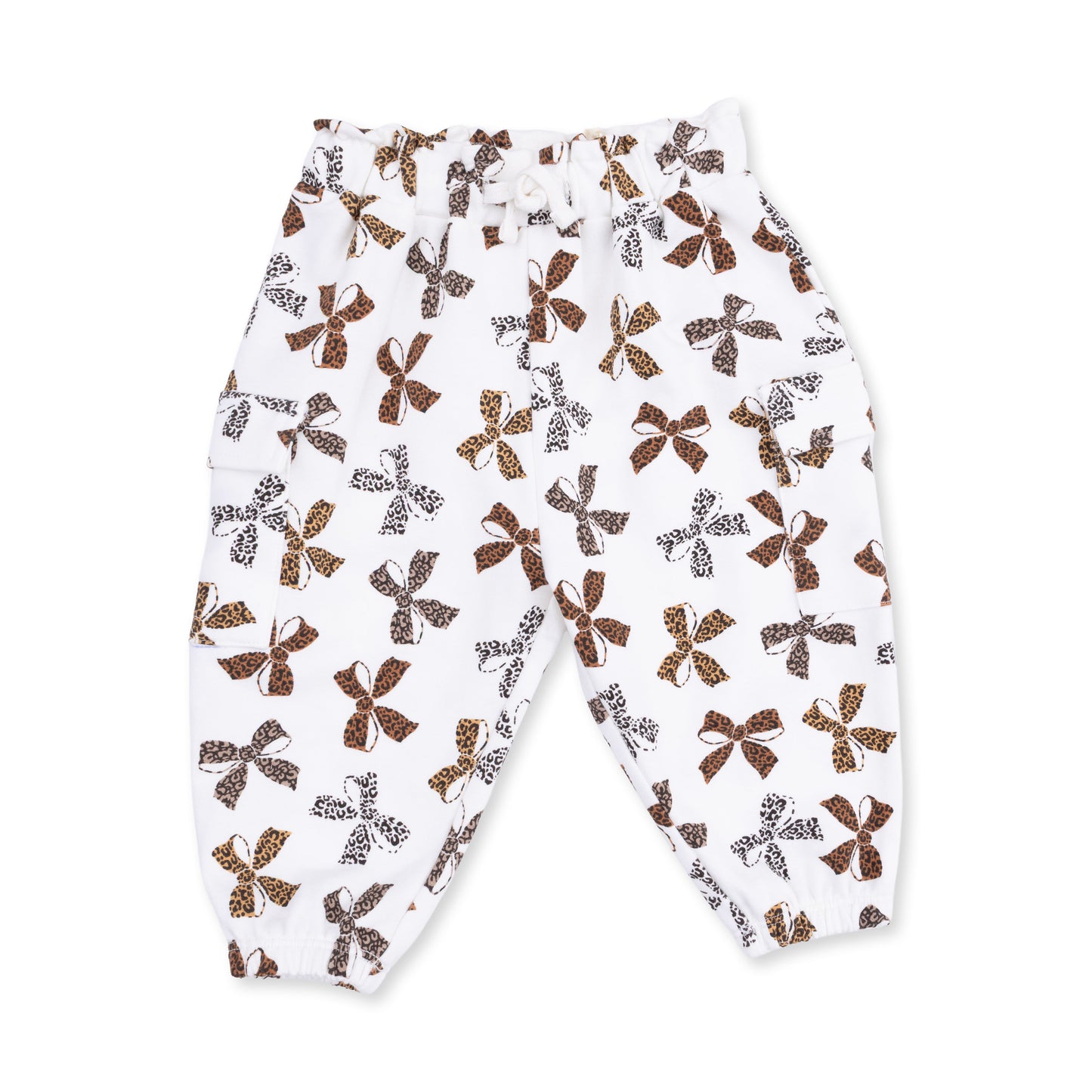 Leopard French Terry - Fashion Cargo Pants
