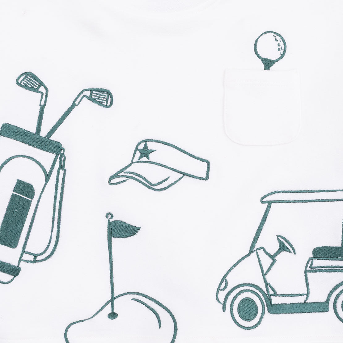 Golf - Drop Sleeve Sweatshirt White