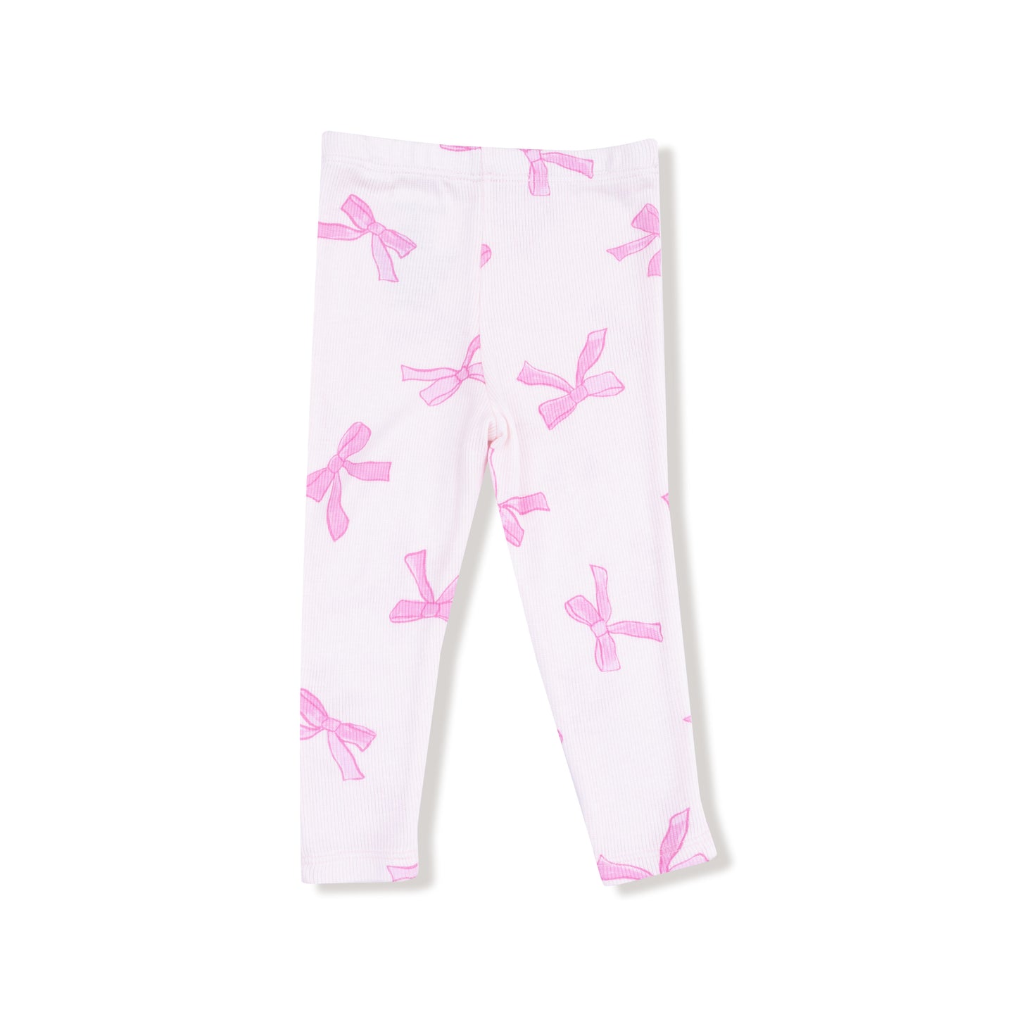 Sweatshirt with Tulle Ruffle and Ribbed Legging in our Pretty Bows print from Angel Dear