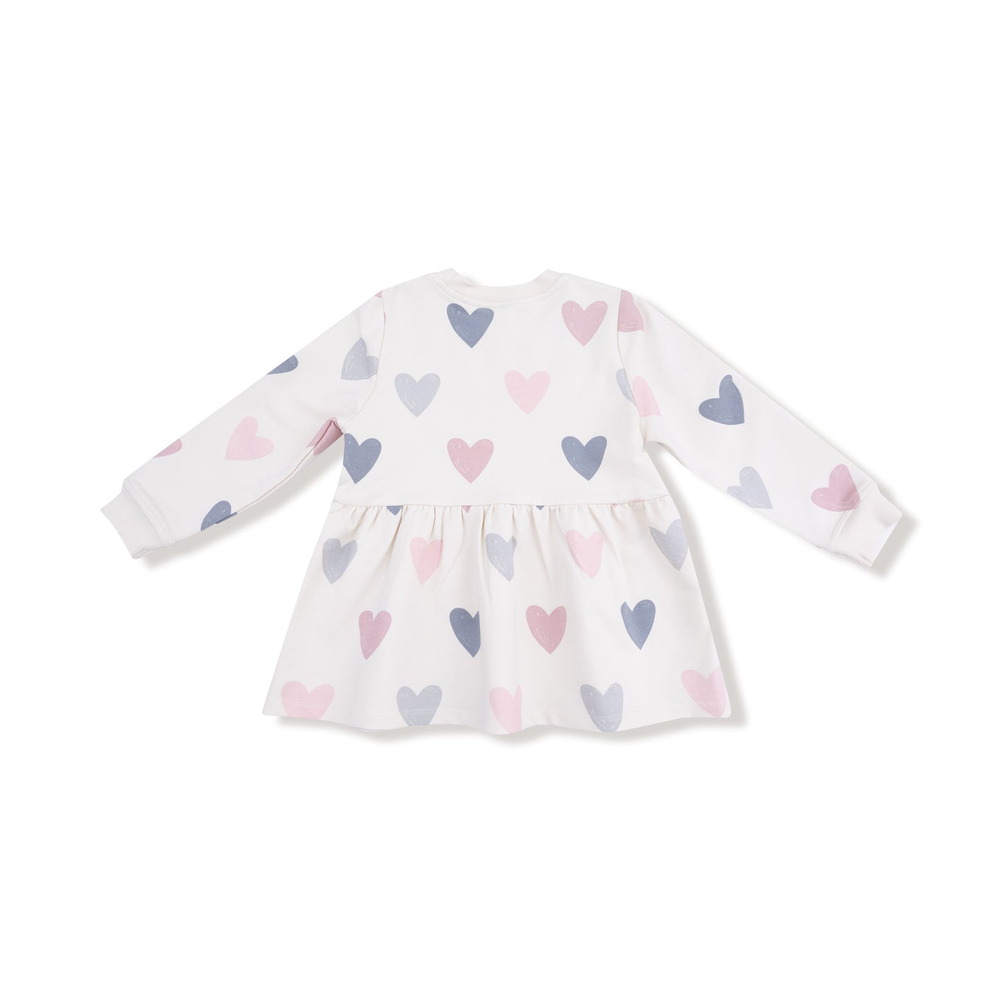 Drop Waist Dress in our  Hearts print from Angel Dear