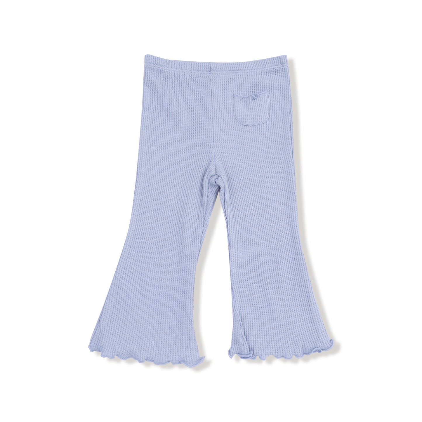 Ruffle Waffle Top and Waffle Flare Pant in our  Footballs and Bows print from Angel Dear