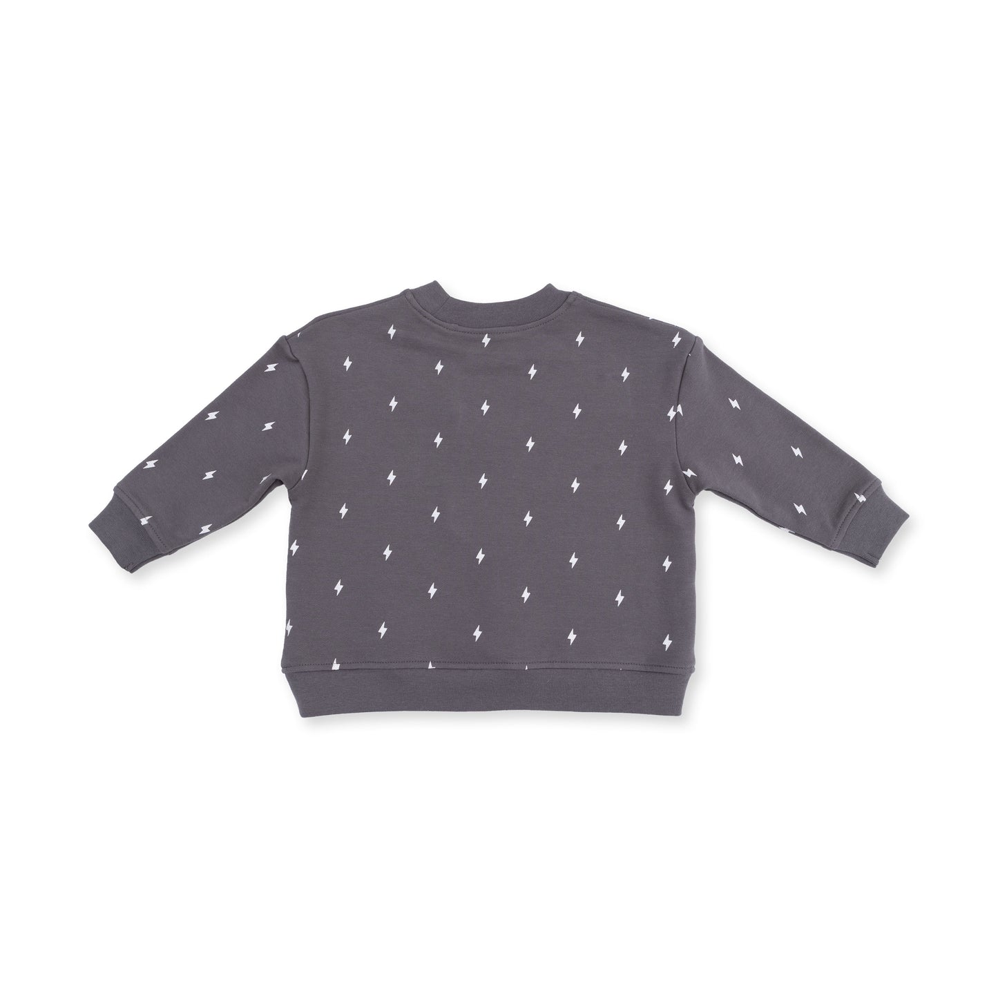 Lightning Bolt French Terry - Drop Sleeve Sweatshirt