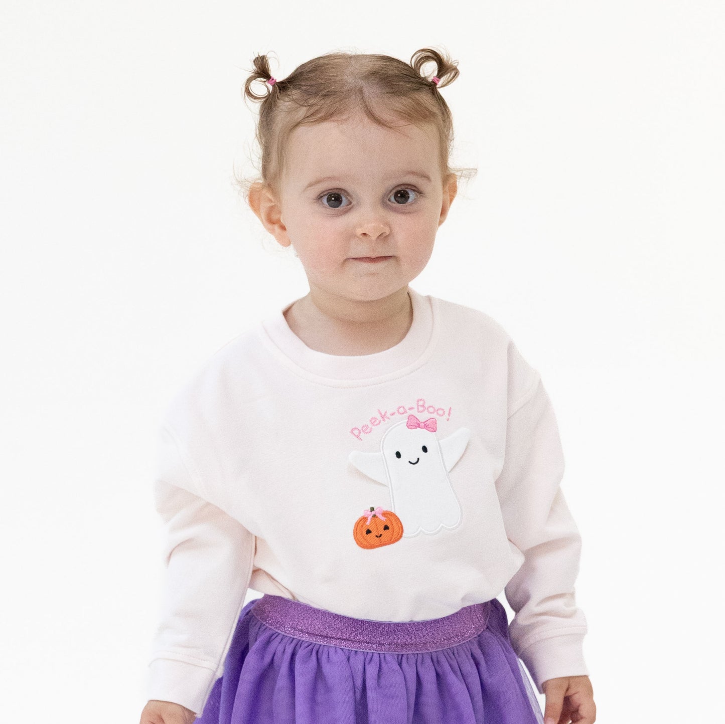Ghosts Pink - Drop Sleeve Sweatshirt