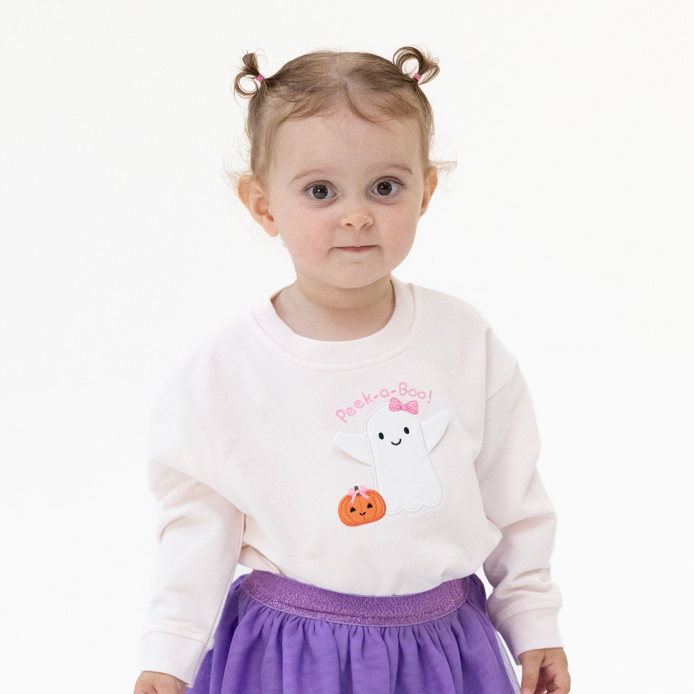 Ghosts Pink - Drop Sleeve Sweatshirt