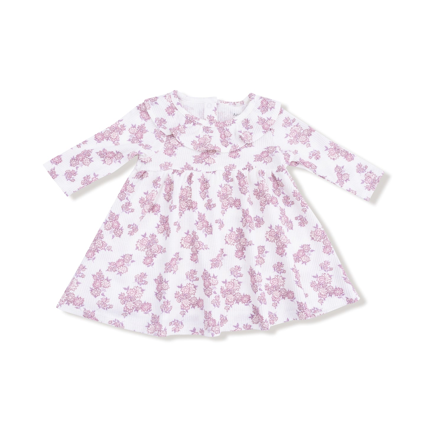 Ruffle Collar Dress with Bloomer in our  Countryside Coreopsis print from Angel Dear
