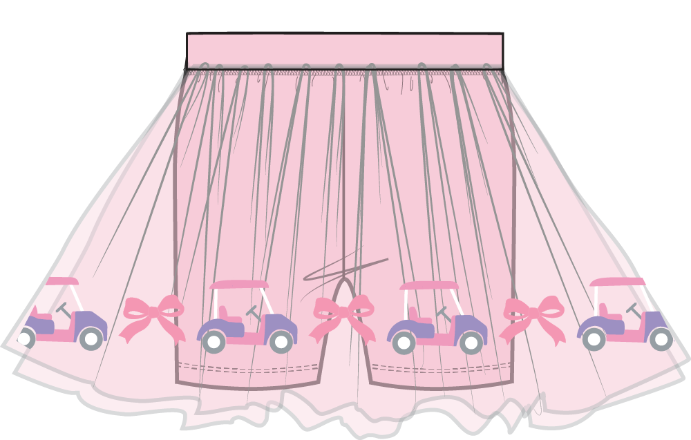 Golf - Tutu Skirt with Bike Shorts