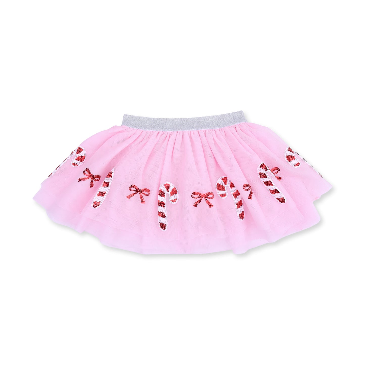 Candy Canes - Tutu Skirt with Bike Shorts