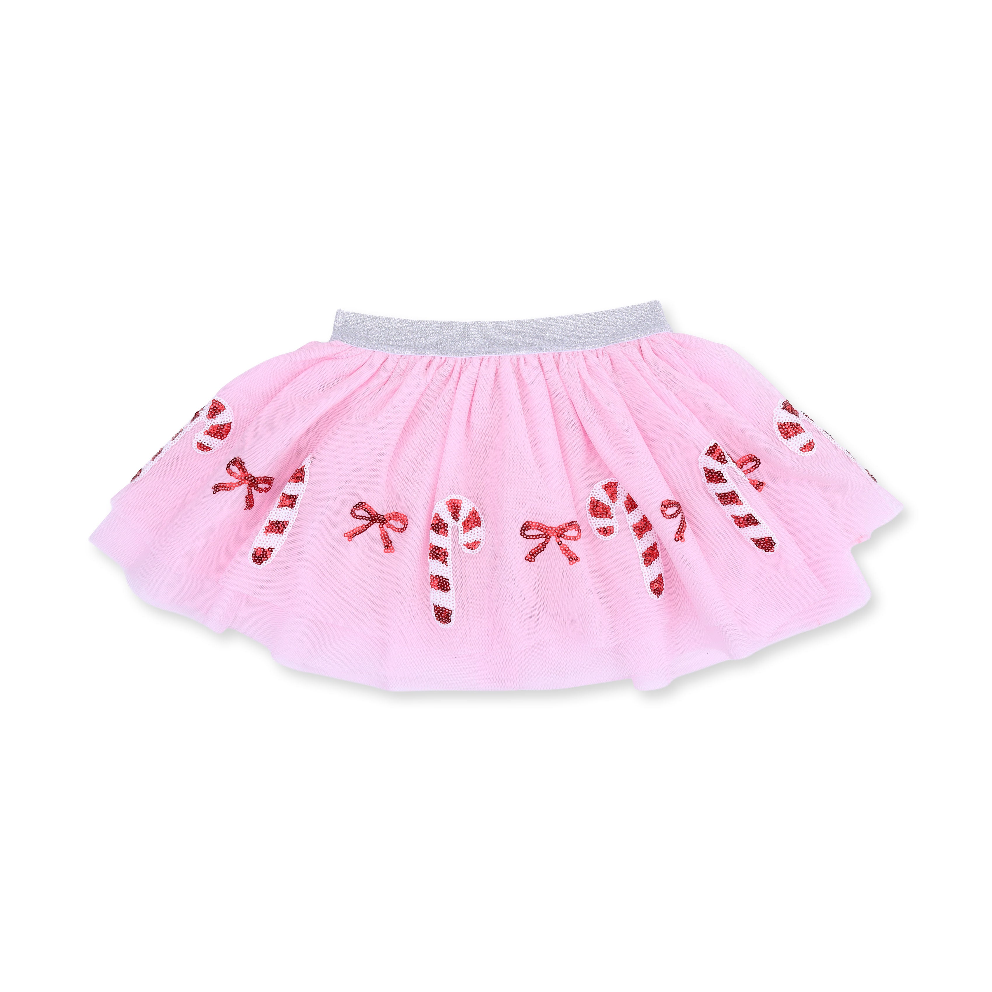 Candy Canes - Tutu Skirt with Bike Shorts