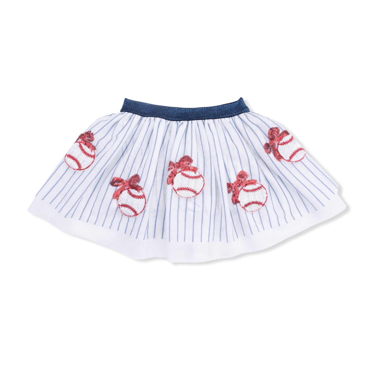 Baseball Stripe - Tutu Skirt with Bike Shorts-Angel Dear