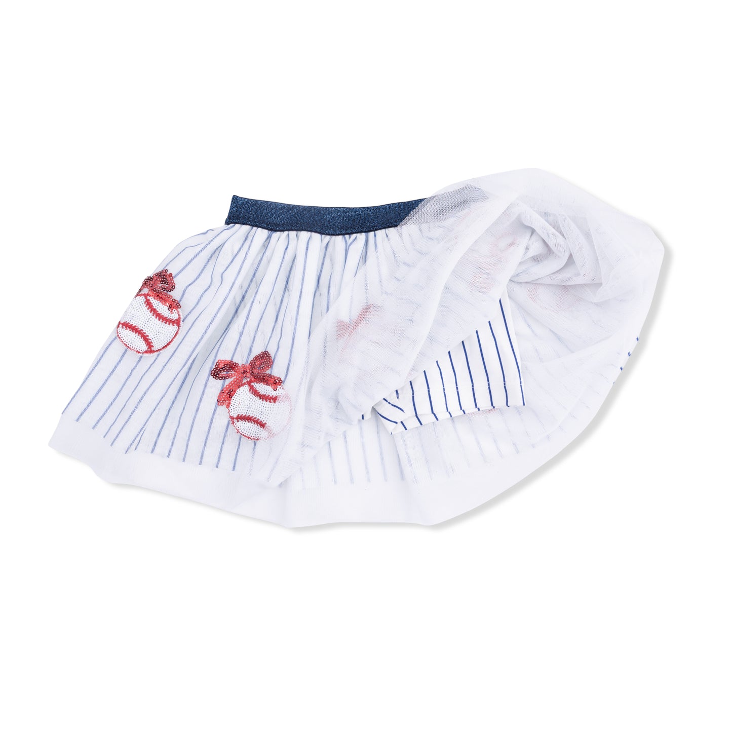 Baseball Stripe - Tutu Skirt with Bike Shorts-Angel Dear