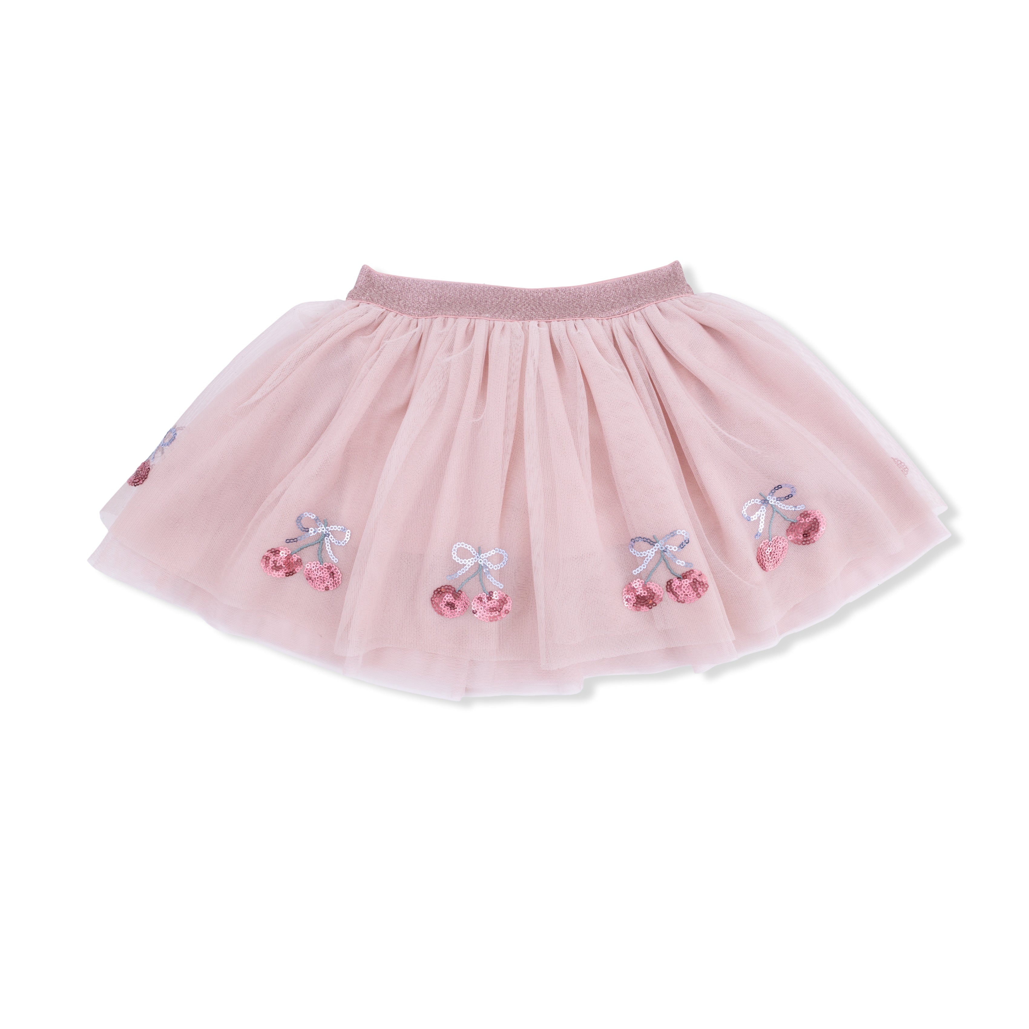 Sweet Bow Cherries - Tutu Skirt with Bike Shorts-Angel Dear