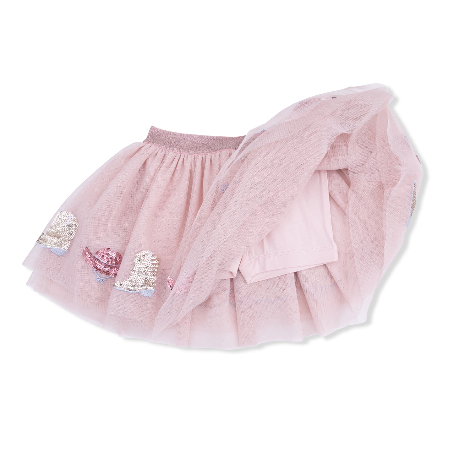 Yee Haw Cowgirl - Tutu Skirt with Bike Shorts-Angel Dear