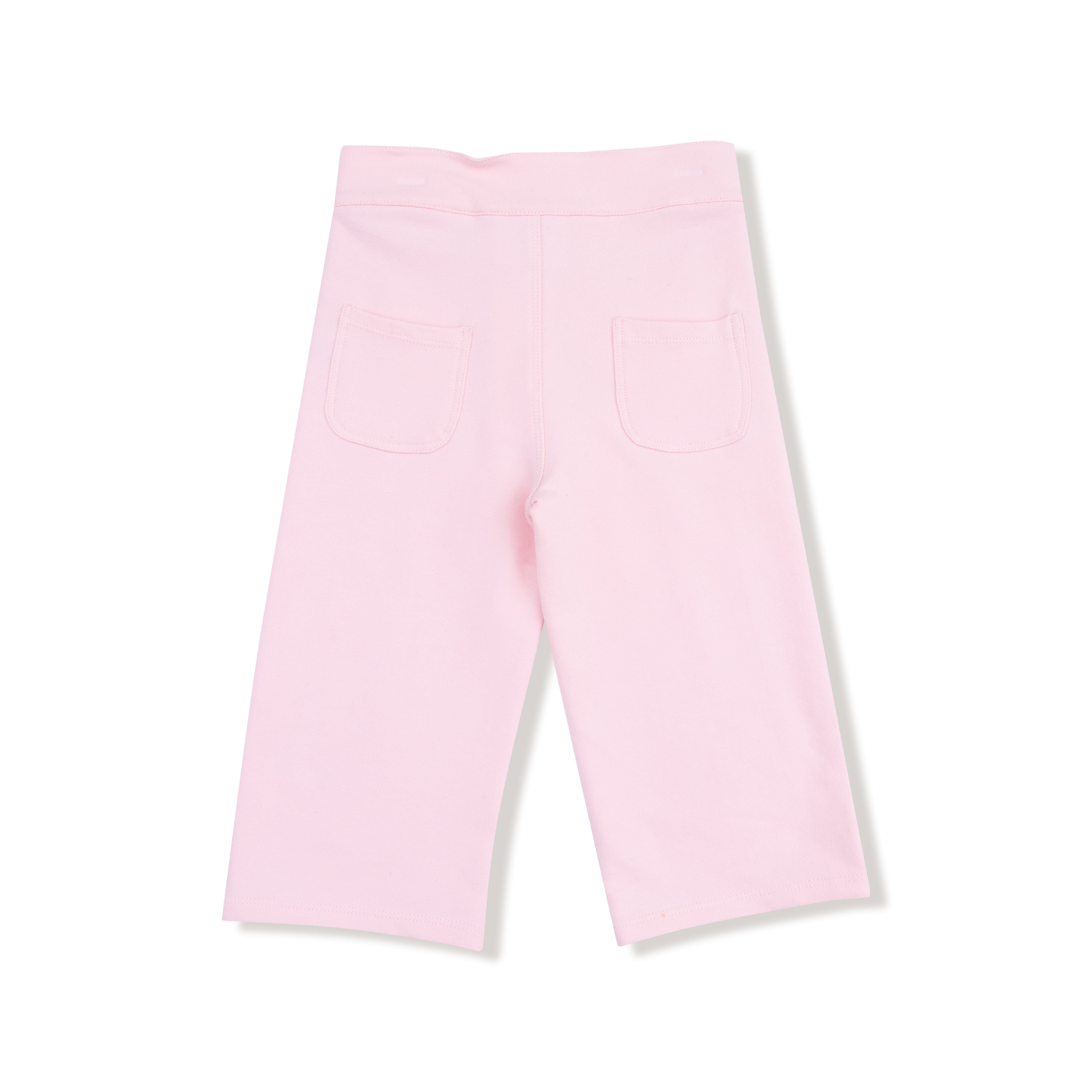 High Waisted Wide Leg Pant in our  Varsity - Pink print from Angel Dear
