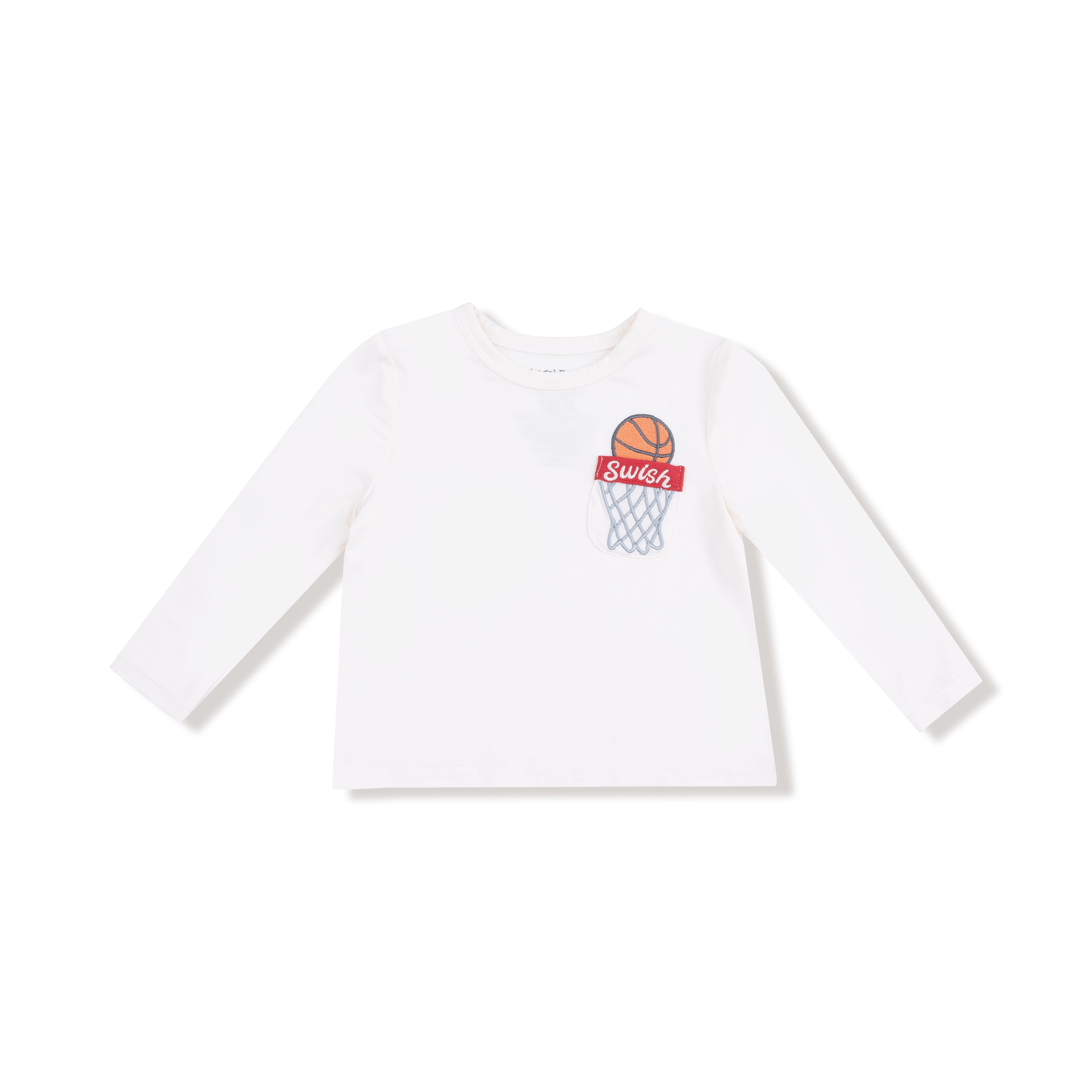 Long Sleeve Shirt in our  Varsity - Basketball print from Angel Dear