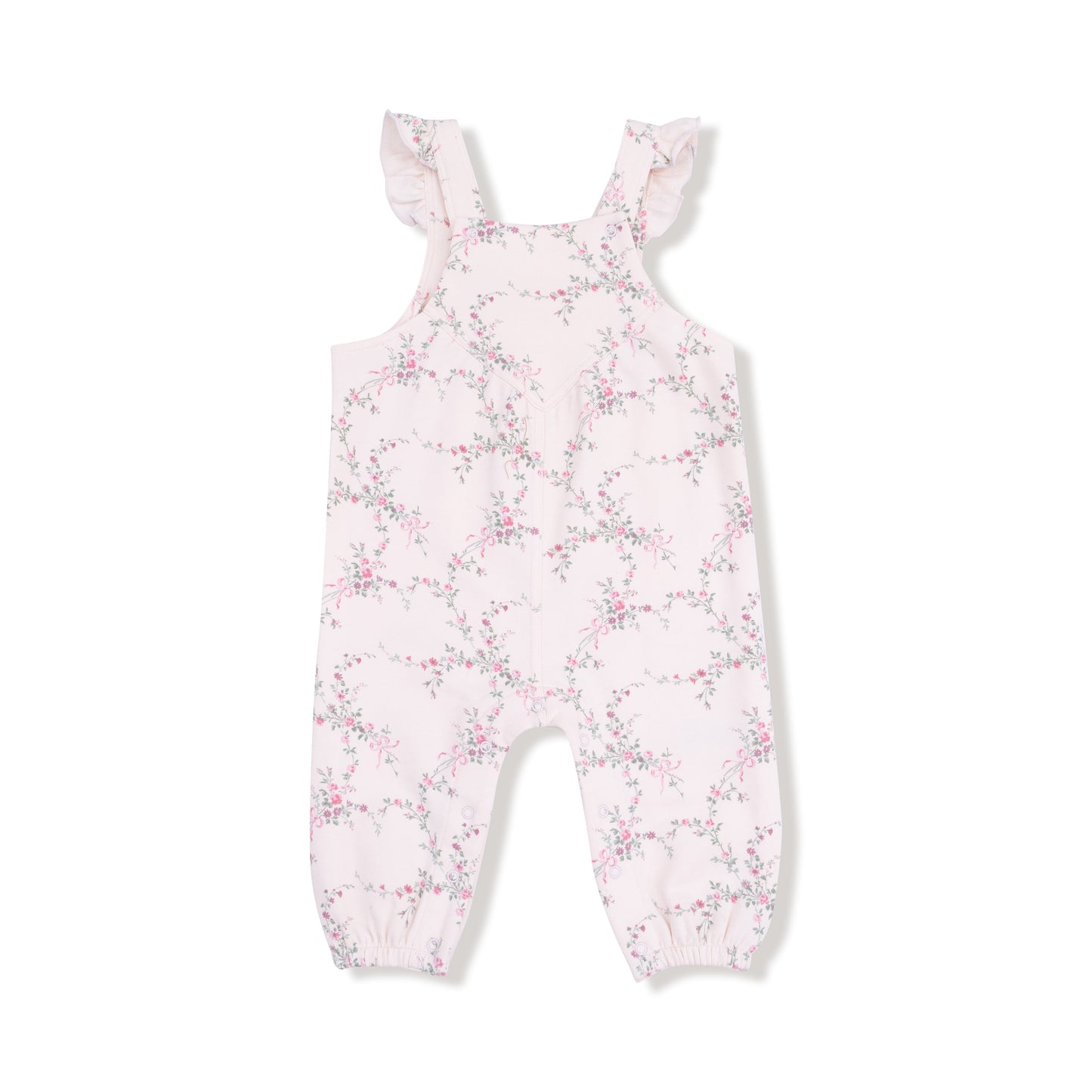 V Overalls with Elastic in our  Antoinette Floral print from Angel Dear