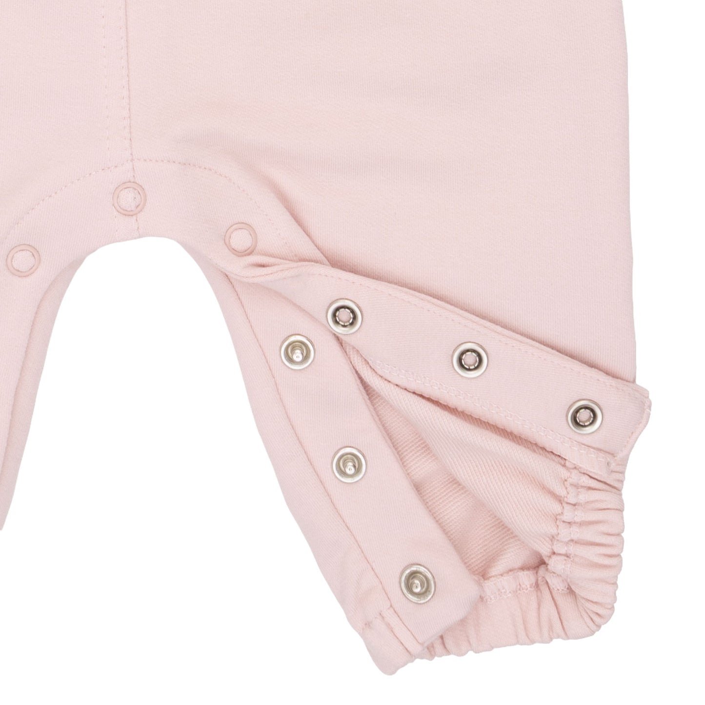 Solid Veiled Pink - Ruffle V-Overalls