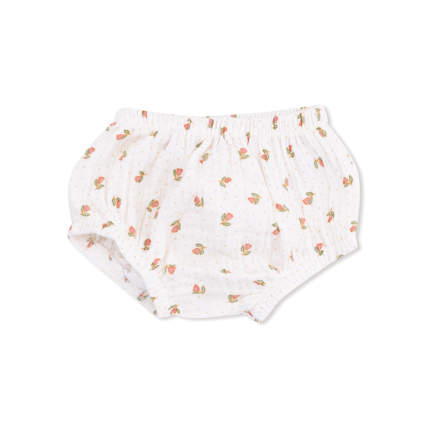 Long Sleeve Petal Collar Dress and Bloomer in our  Petite Pointe Fleur print from Angel Dear