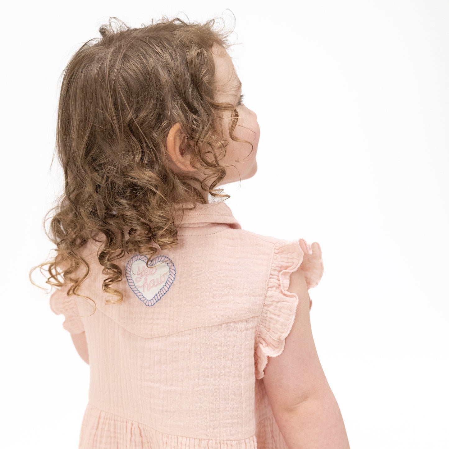 Yee Haw Cowgirl - Western Pearl Snap Dress & Bloomer-Angel Dear