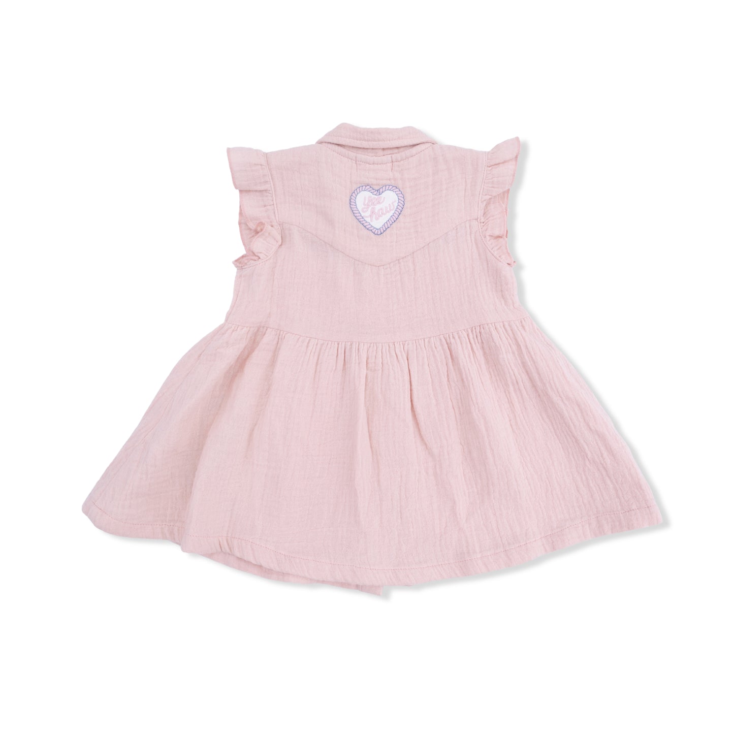 Yee Haw Cowgirl - Western Pearl Snap Dress & Bloomer-Angel Dear