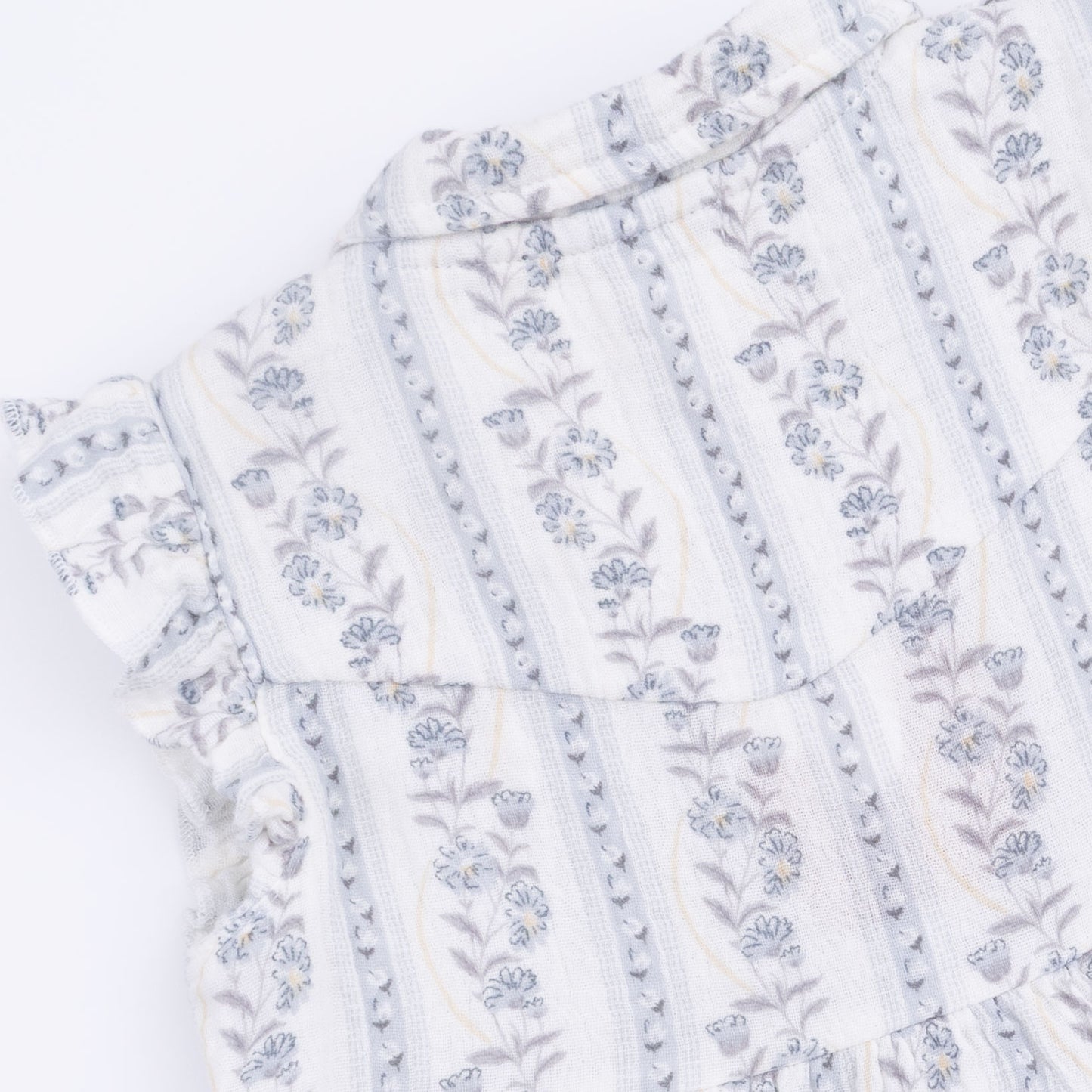 Kimberly Floral Stripe - Western Pearl Snap Dress & Bloomer