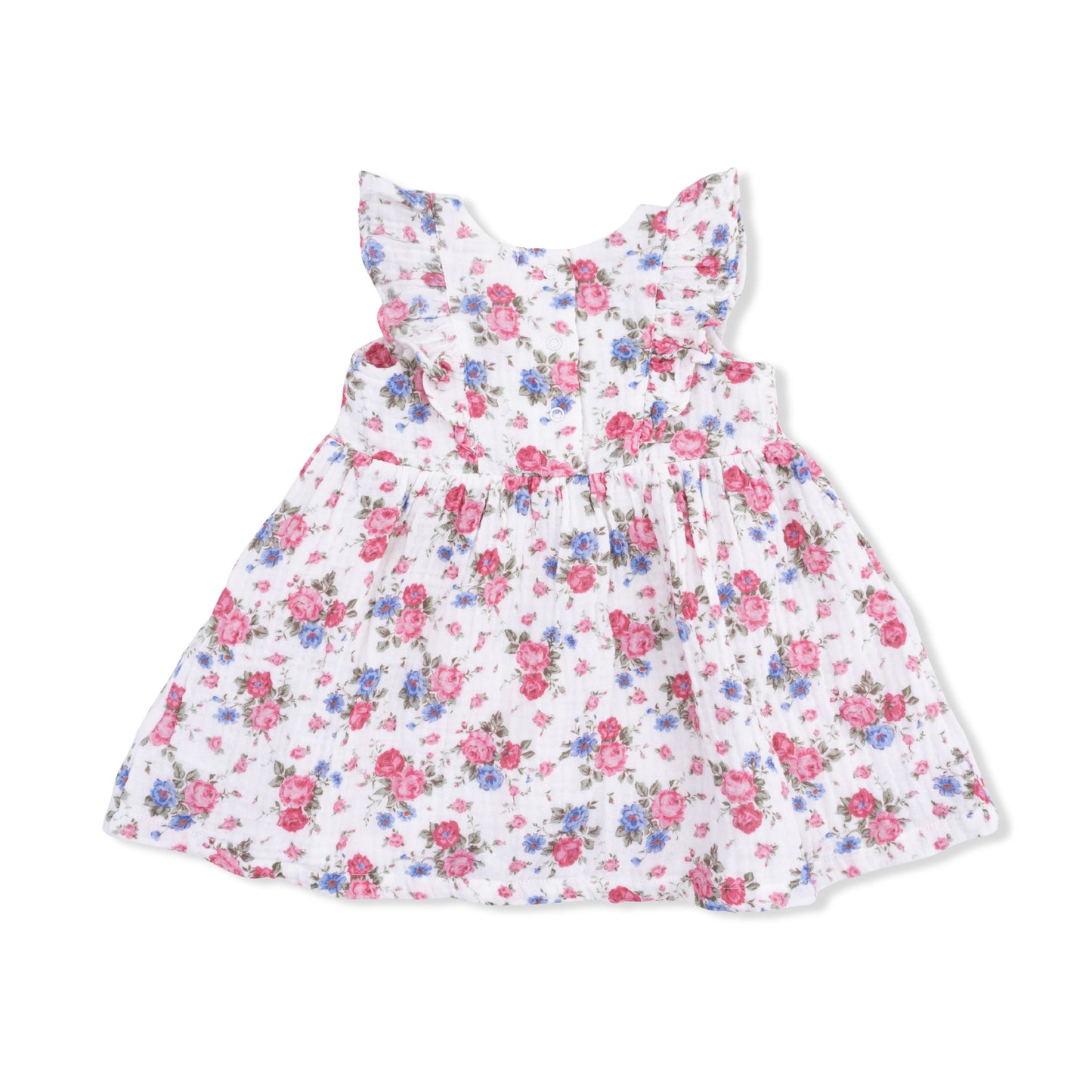 Cabbage Roses - Ruffle Sleeve Dress and Bloomer-Angel Dear