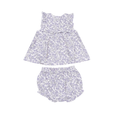 Ruffle Top & Bloomer - Forget Me Not Floral