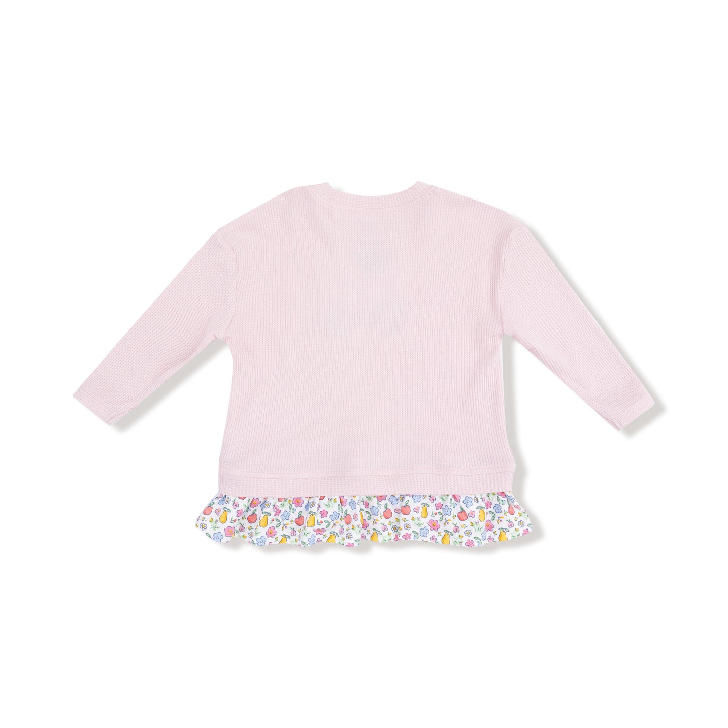 Ruffle Top with Bamboo Legging in our  Fall Fruit Floral print from Angel Dear