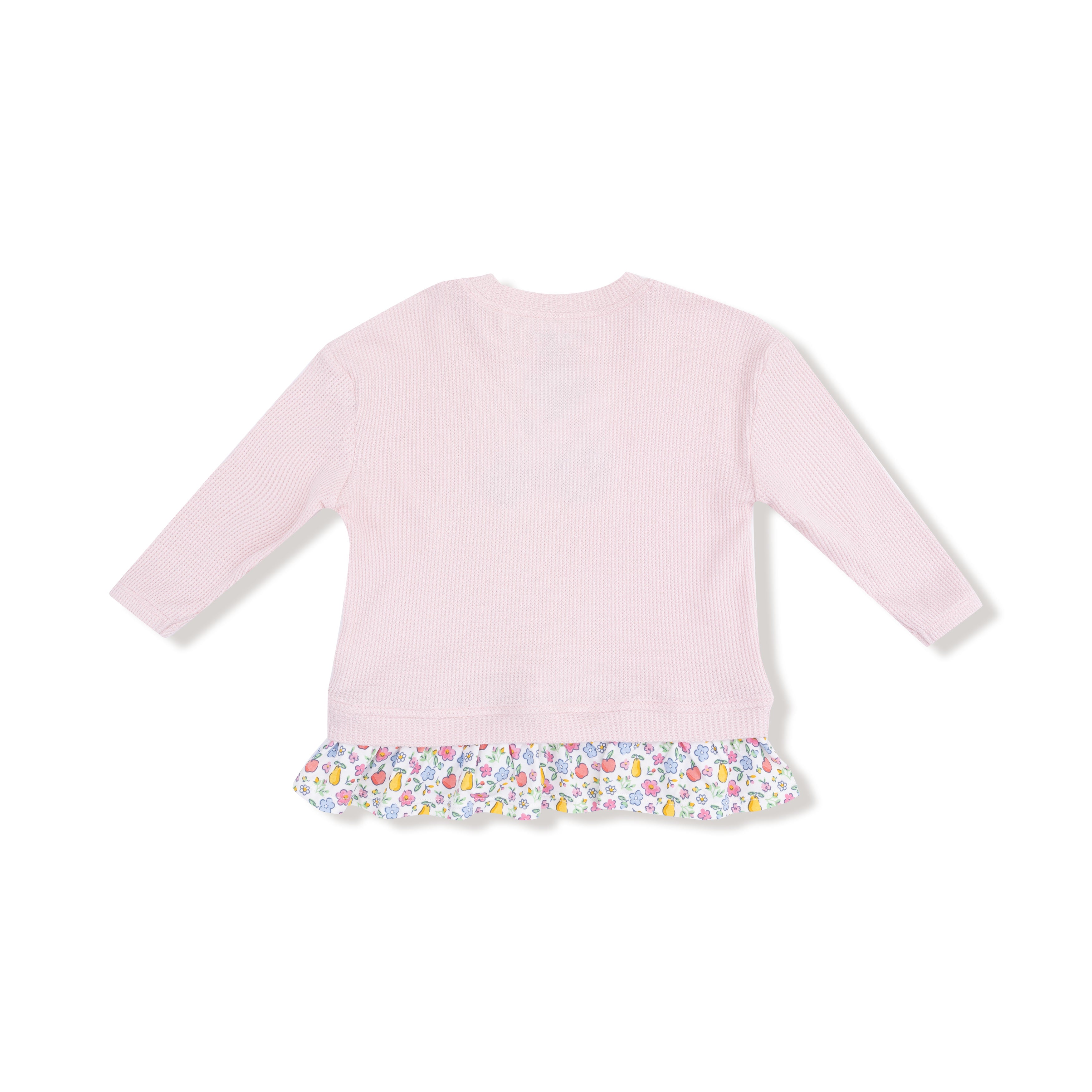 Ruffle Top with Bamboo Legging in our  Fall Fruit Floral print from Angel Dear