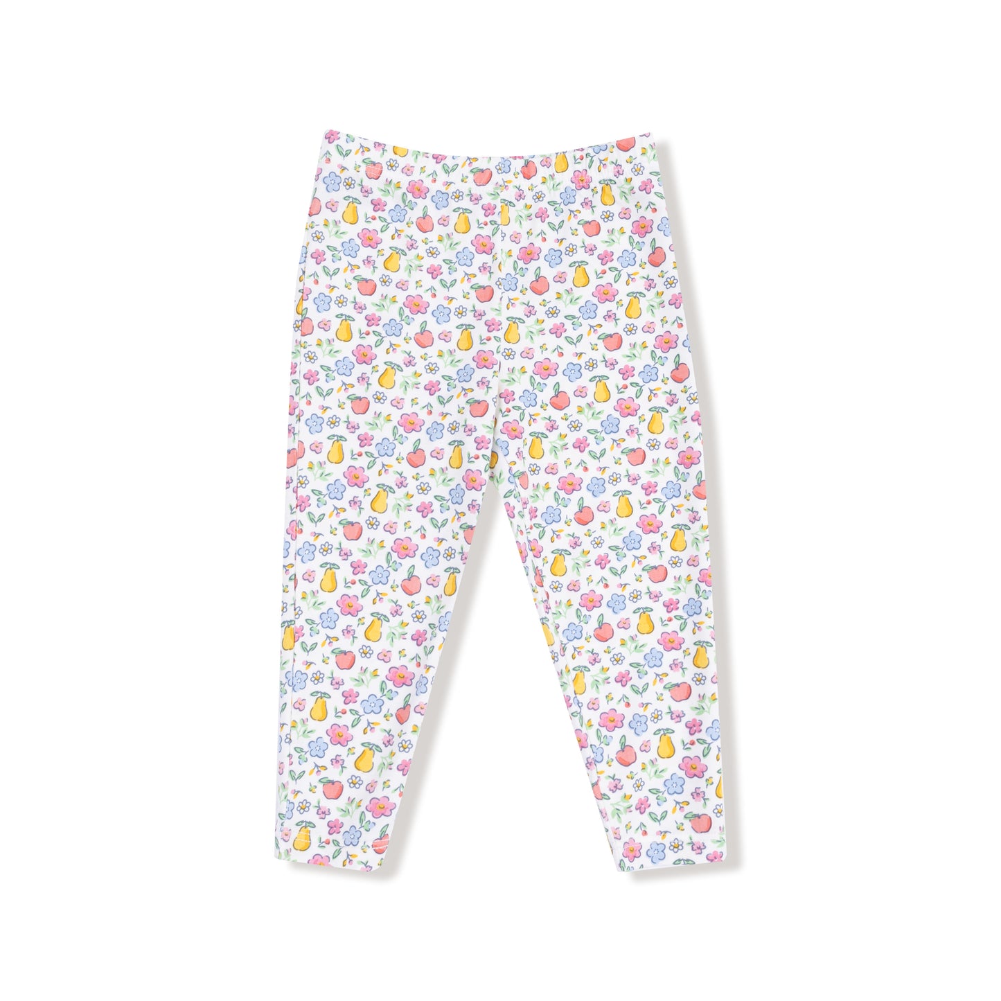 Ruffle Top with Bamboo Legging in our  Fall Fruit Floral print from Angel Dear