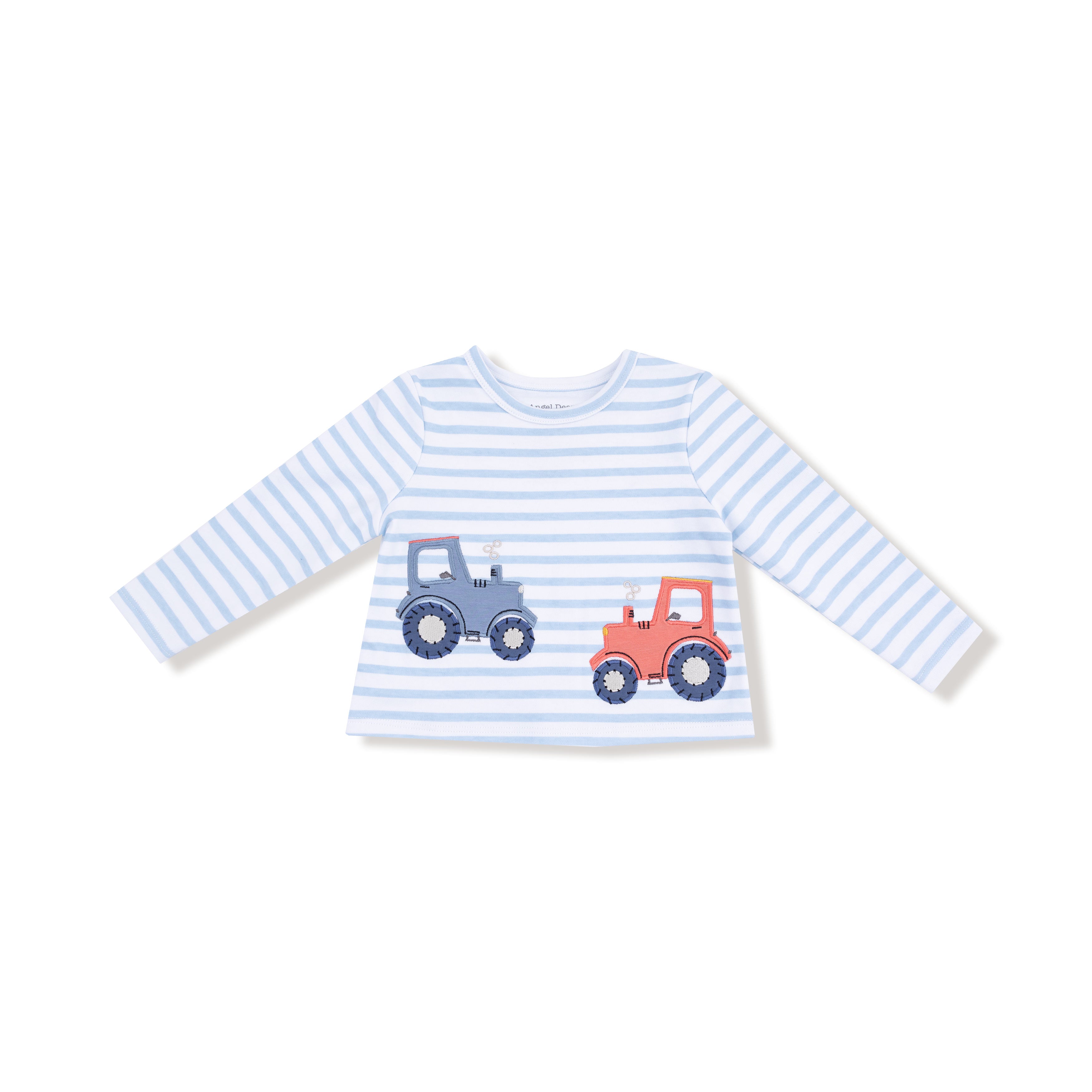 Long Sleeve Shirt in our  Mini Tractors print from Angel Dear