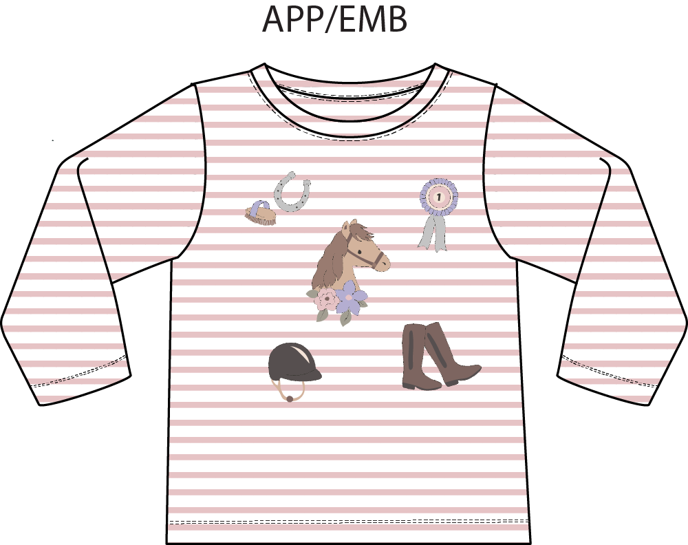 Pretty Equestrian - Long Sleeve Uni Shirt