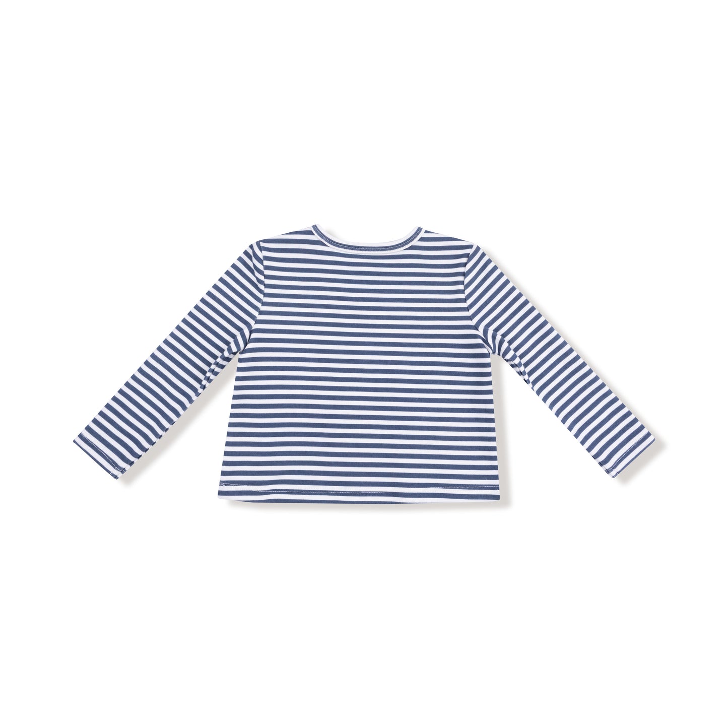 Uni Long Sleeve Shirt in our  Stripes With Puppy Detailing print from Angel Dear