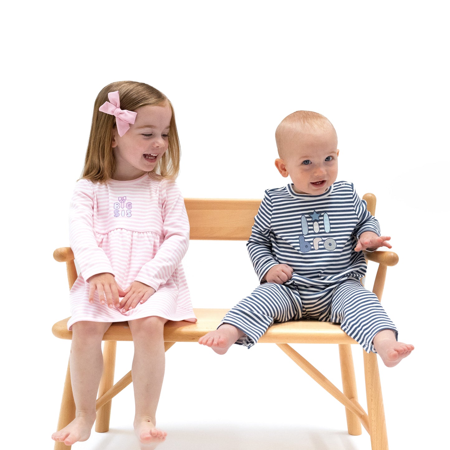 Long Sleeve Play Dress in our  Big Sis print from Angel Dear