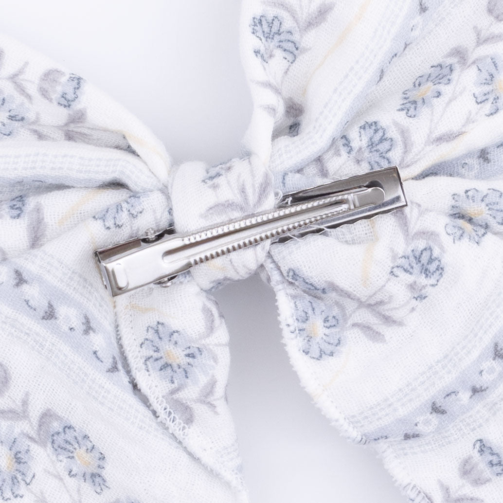 Kimberly Floral Stripe - Large Bow
