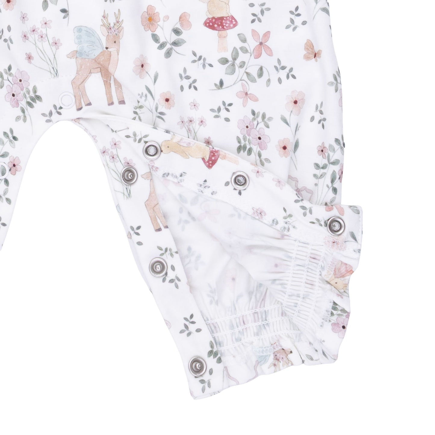 Enchanted Woodland - Smocked Long Sleeve Romper