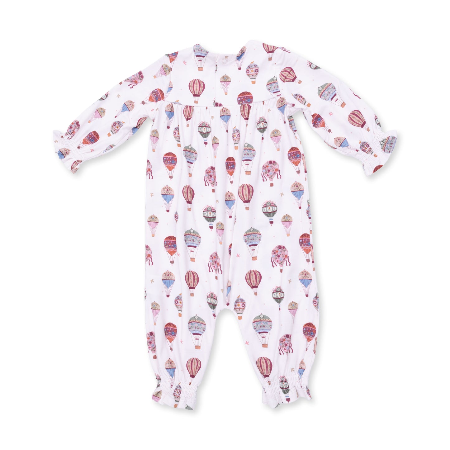 Hot Air Balloon - Smocked Long Sleeve Romper