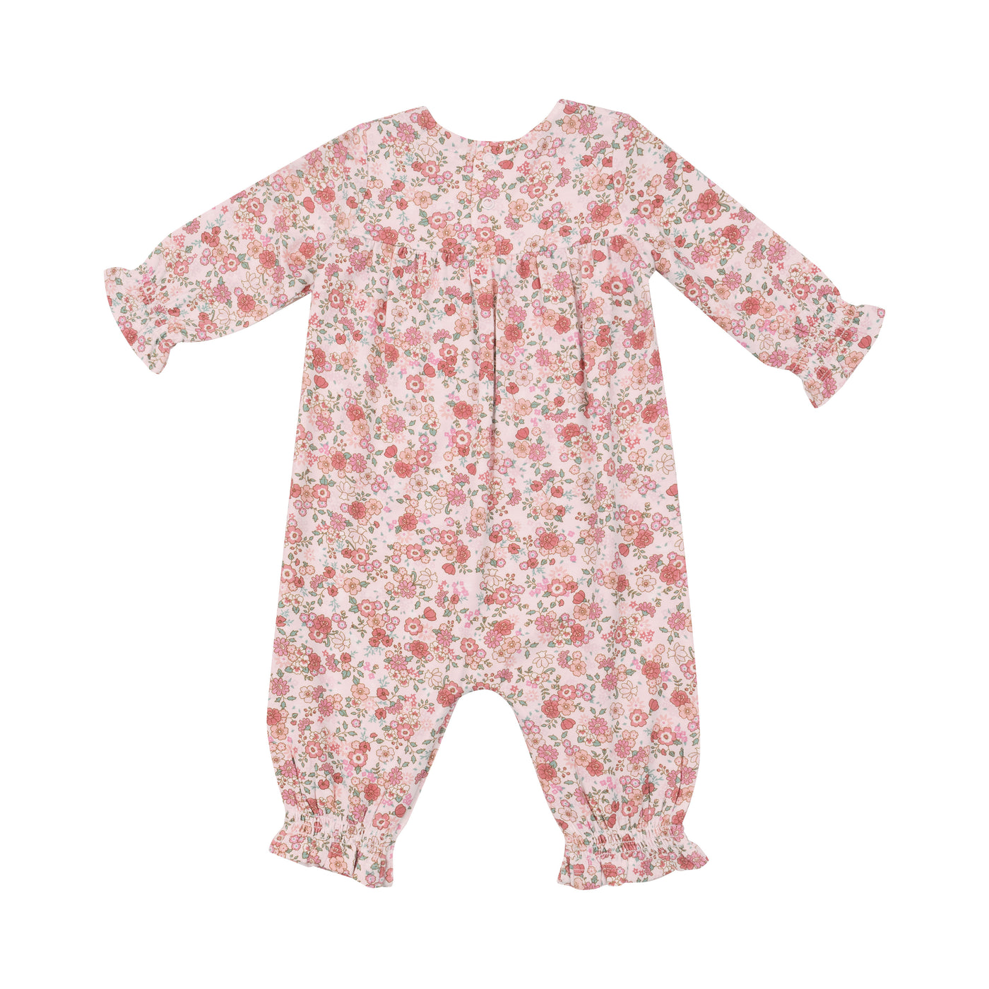 Smocked Romper - Pretty Calico-Angel Dear