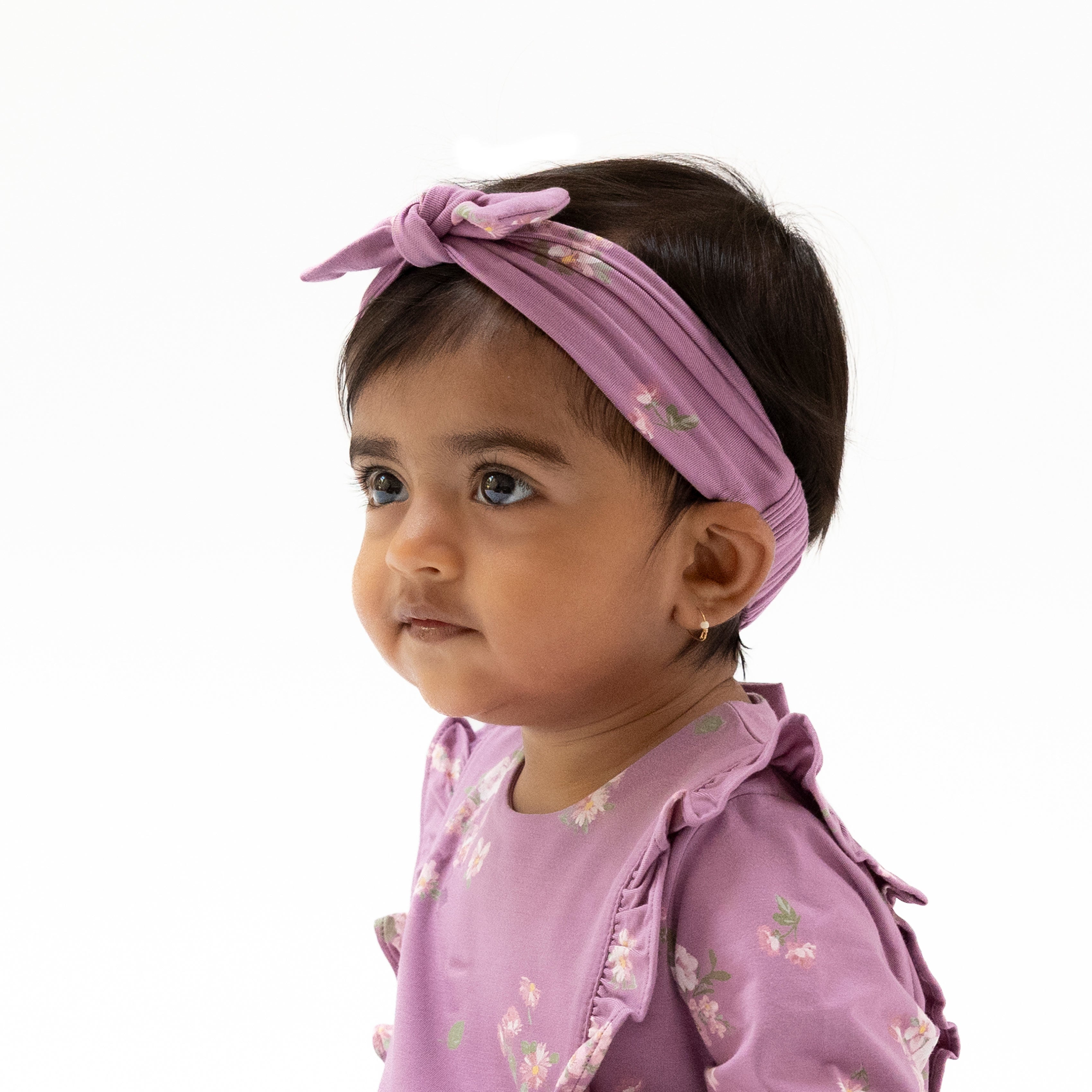 Knot Headband in our  Woodsorrel print from Angel Dear