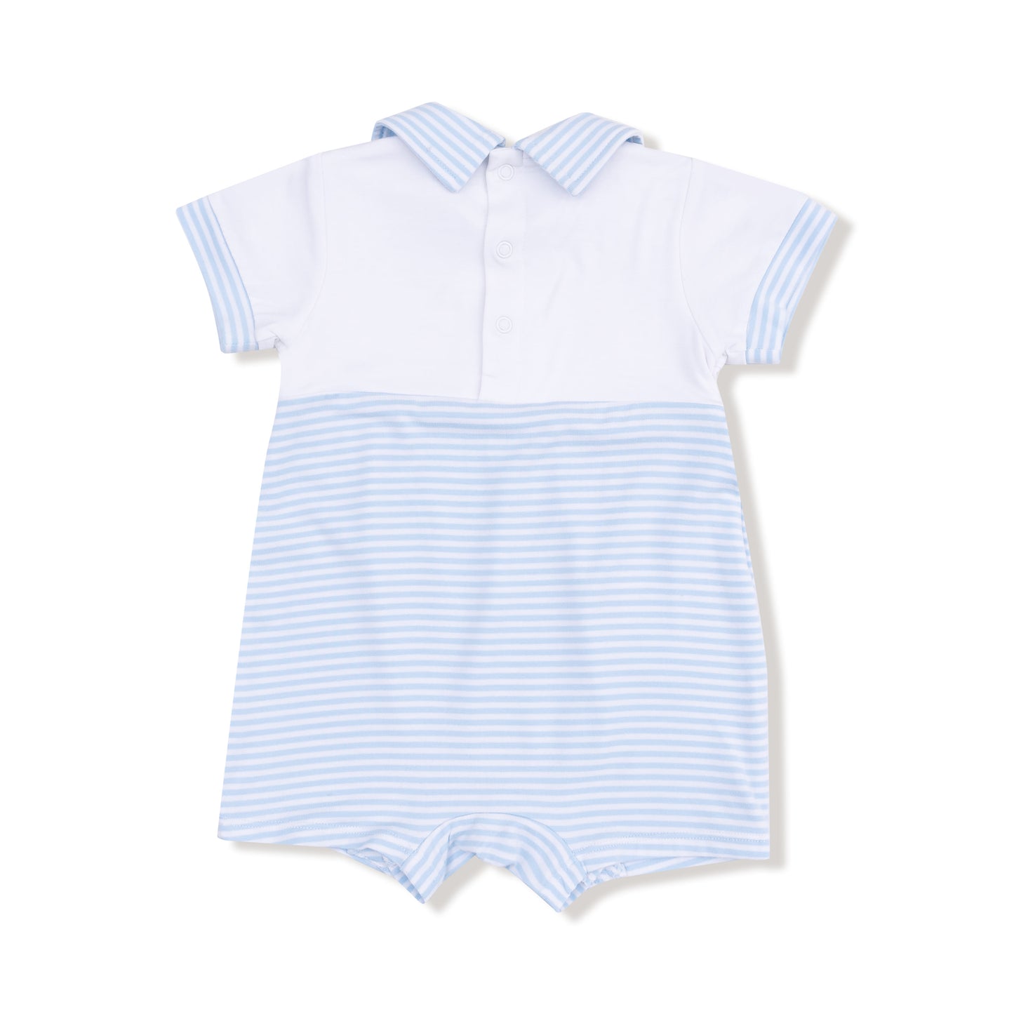 Polo Shortie with Contrast in our  Baby Golf Carts - Blue print from Angel Dear