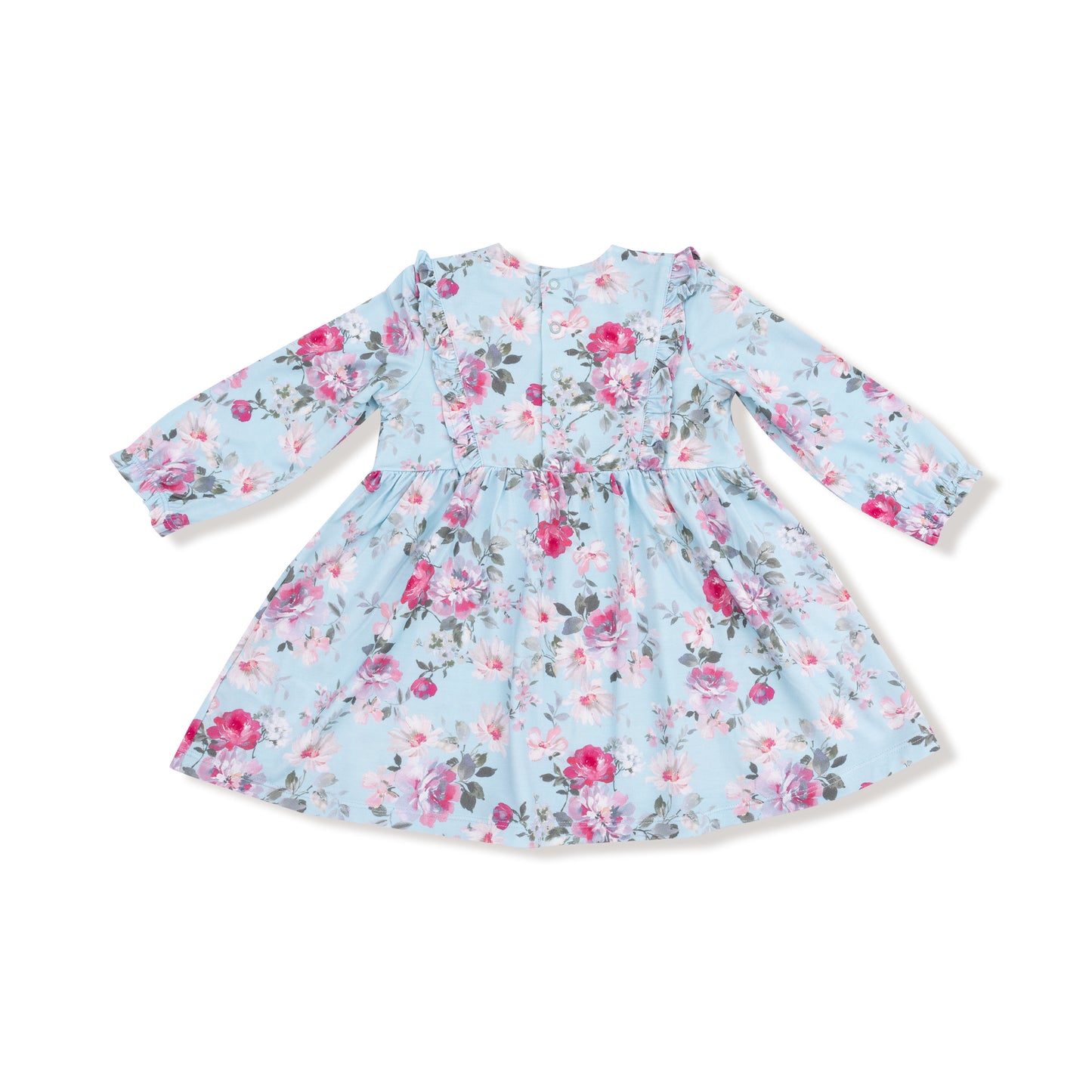 Ruffle Long Sleeve Dress + Legging in our  Charlotte Floral print from Angel Dear