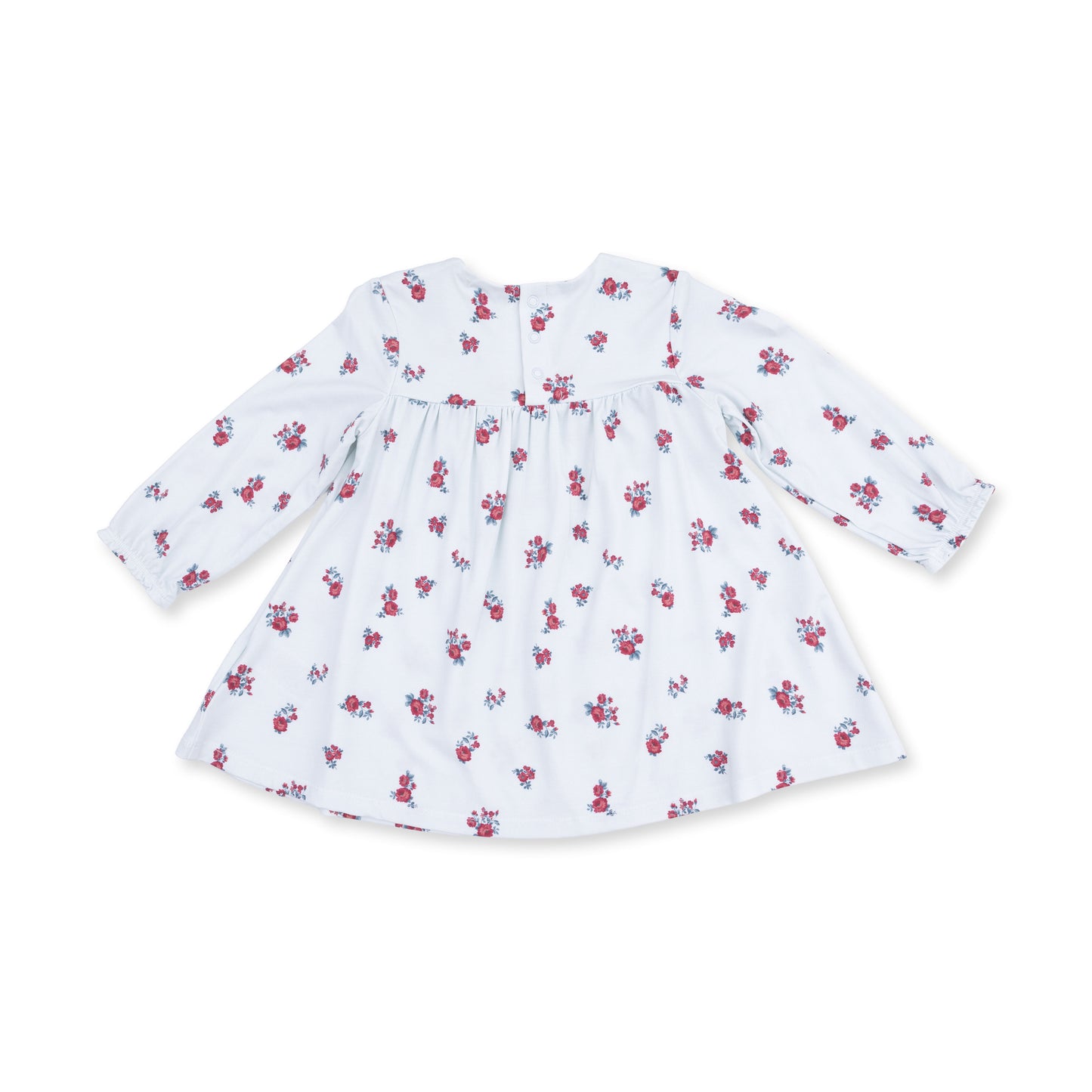 Alyssa Floral - Smocked Ruffle Long Sleeve Dress and Legging
