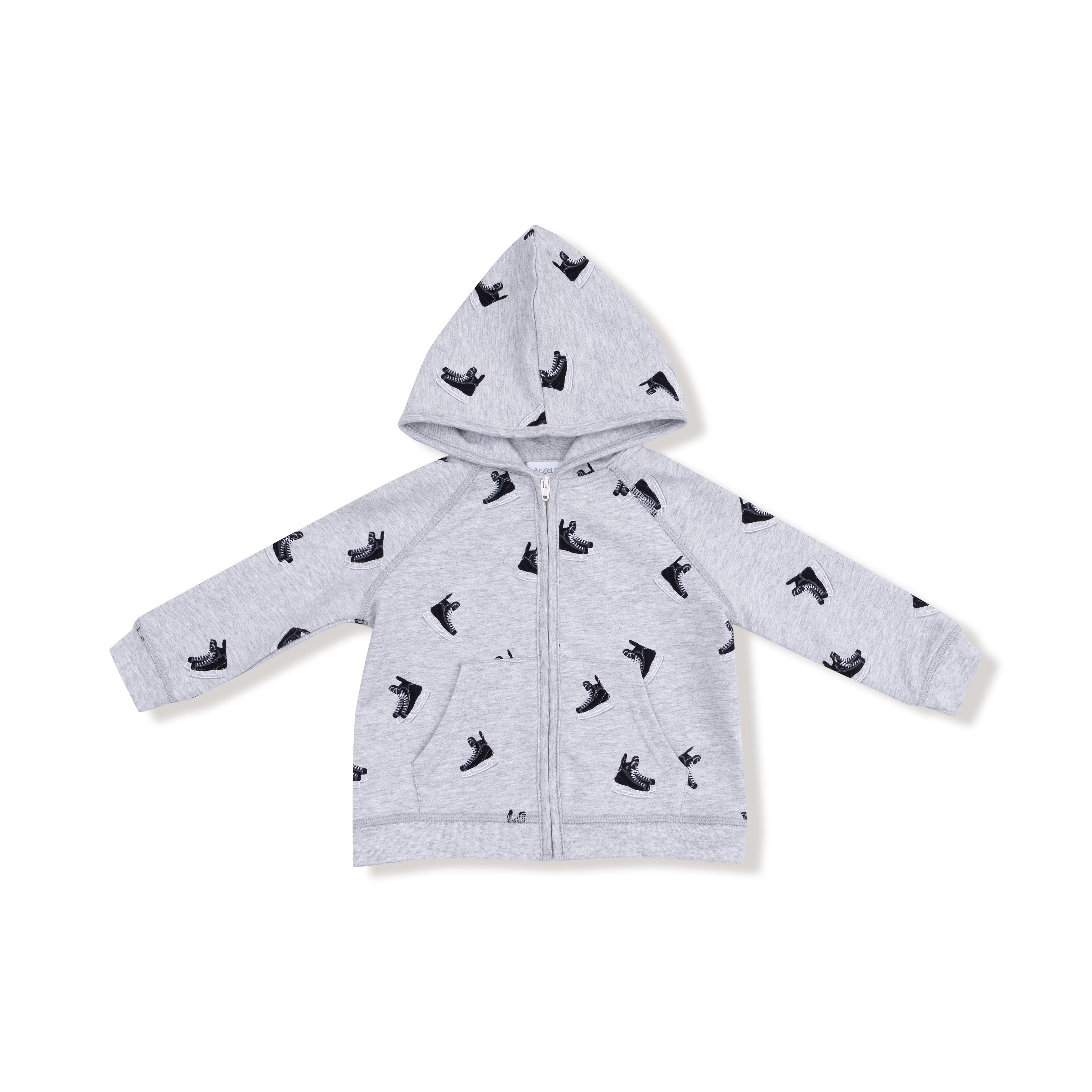 Zip Hoodie in our Hockey print from Angel Dear