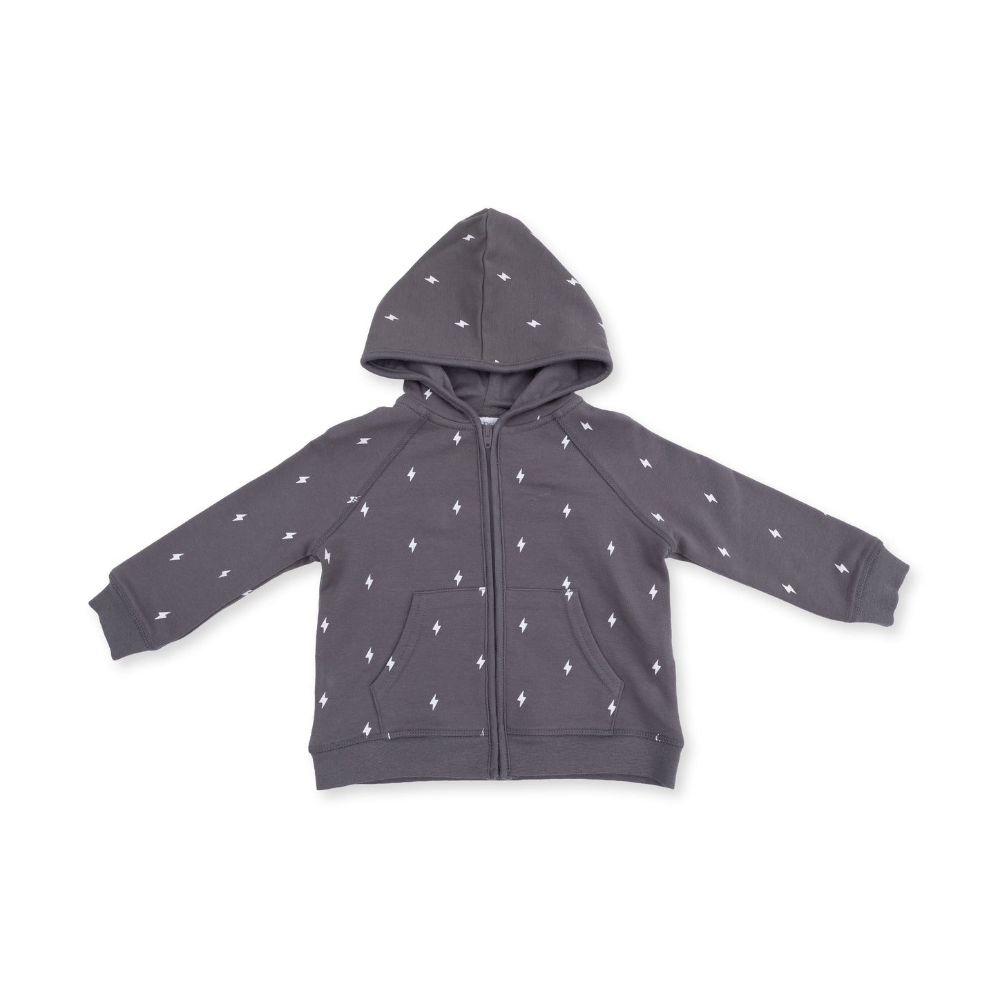 Lightning Bolt French Terry - Zip Hoodie