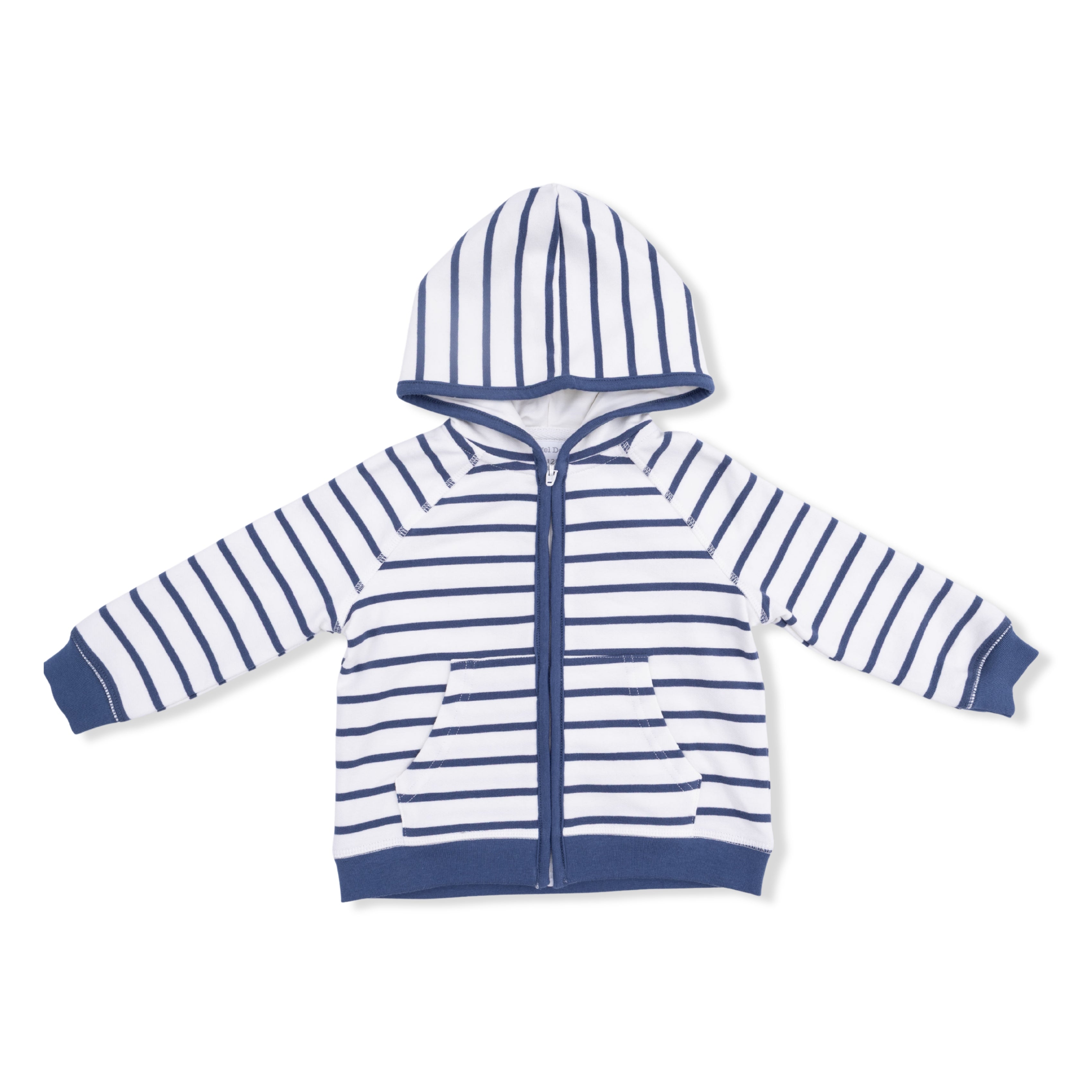 Oceana Stripe French Terry - Zip Hoodie-Angel Dear