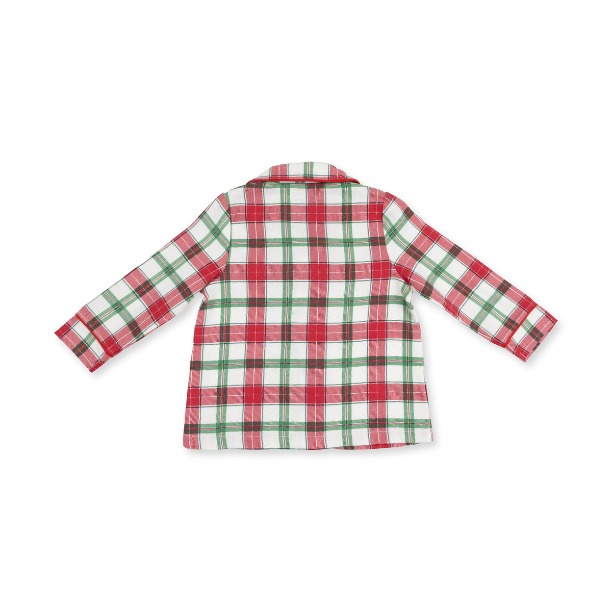 Holiday Plaid - Kids Long Sleeve Coat Style with Pant