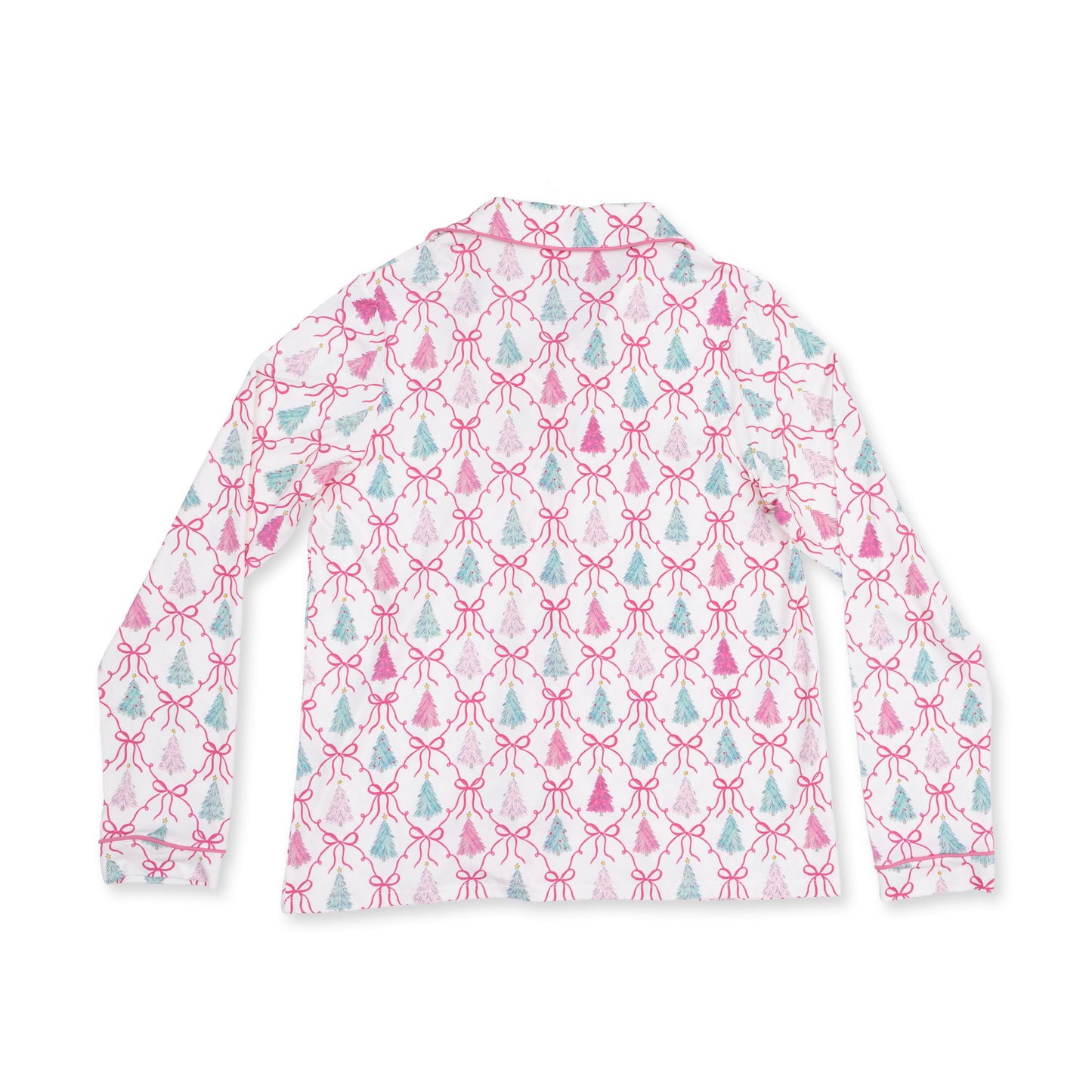 Bow Trellis Tree - Adult Long Sleeve Coat Style with Pants